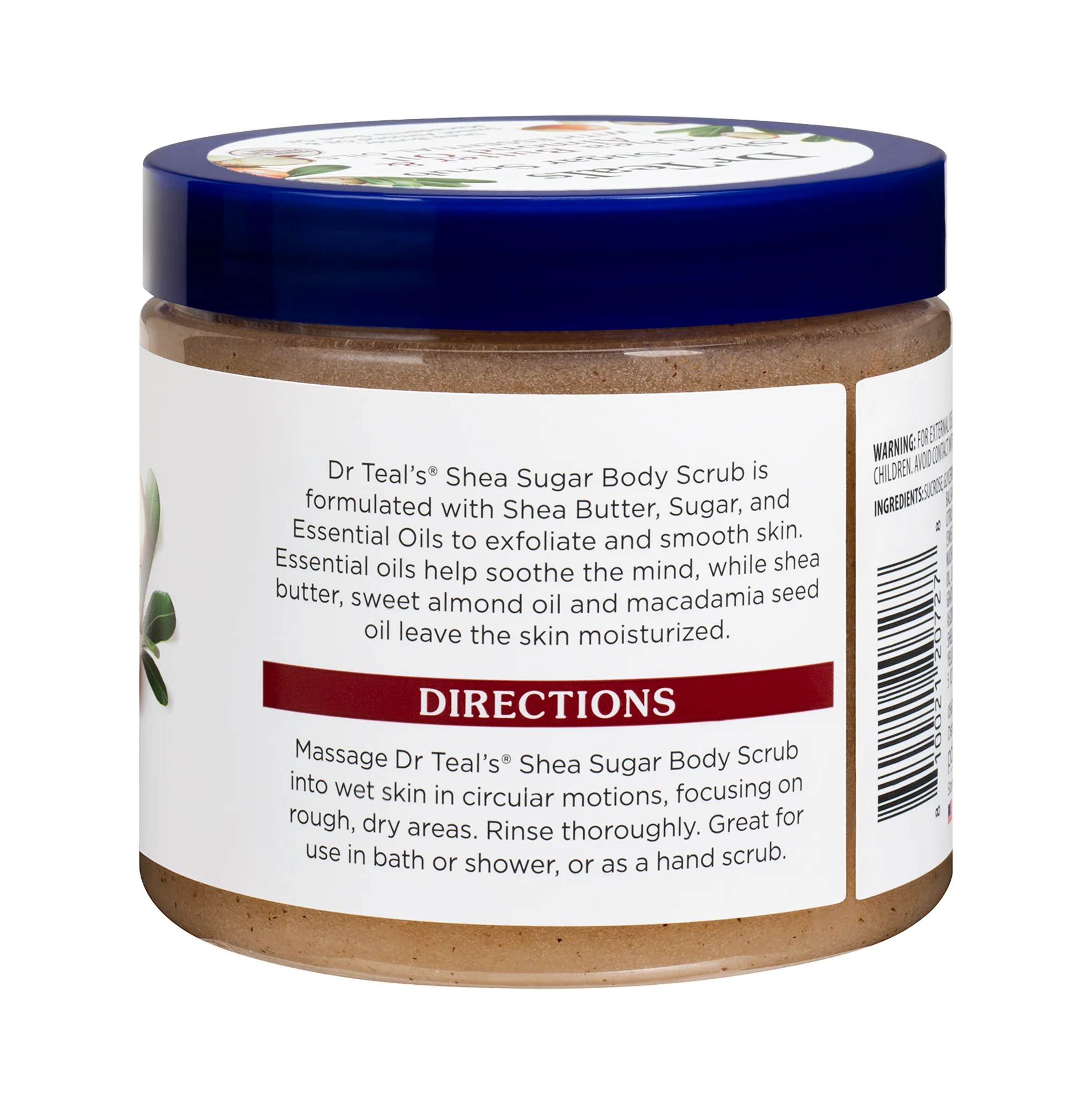 Dr Teal’s Shea Sugar Body Scrub Shea Butter & Almond Oil - Image 3