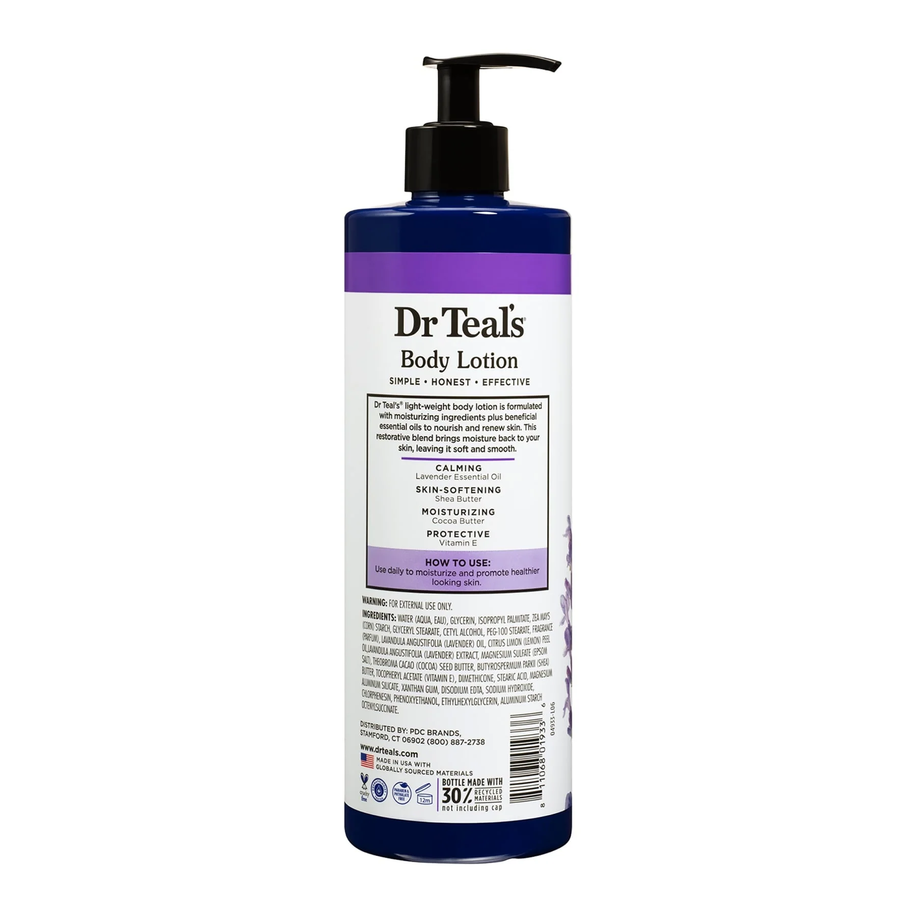 Dr Teal's Body Lotion Lavender 532 Ml - Image 2