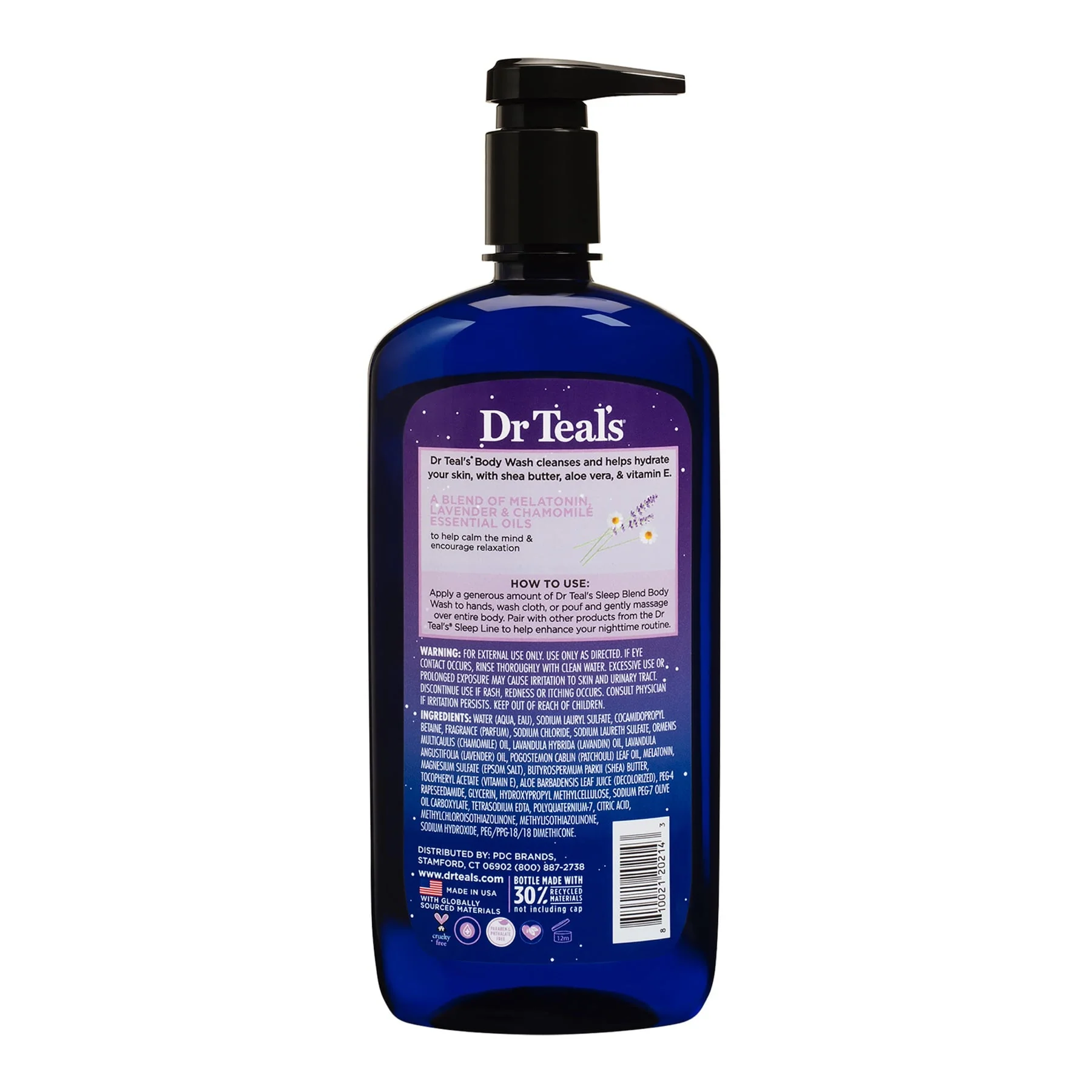 Dr Teal's Body Wash with Epsom Salt Sleep Blend with Melatonin 710Ml - Image 2