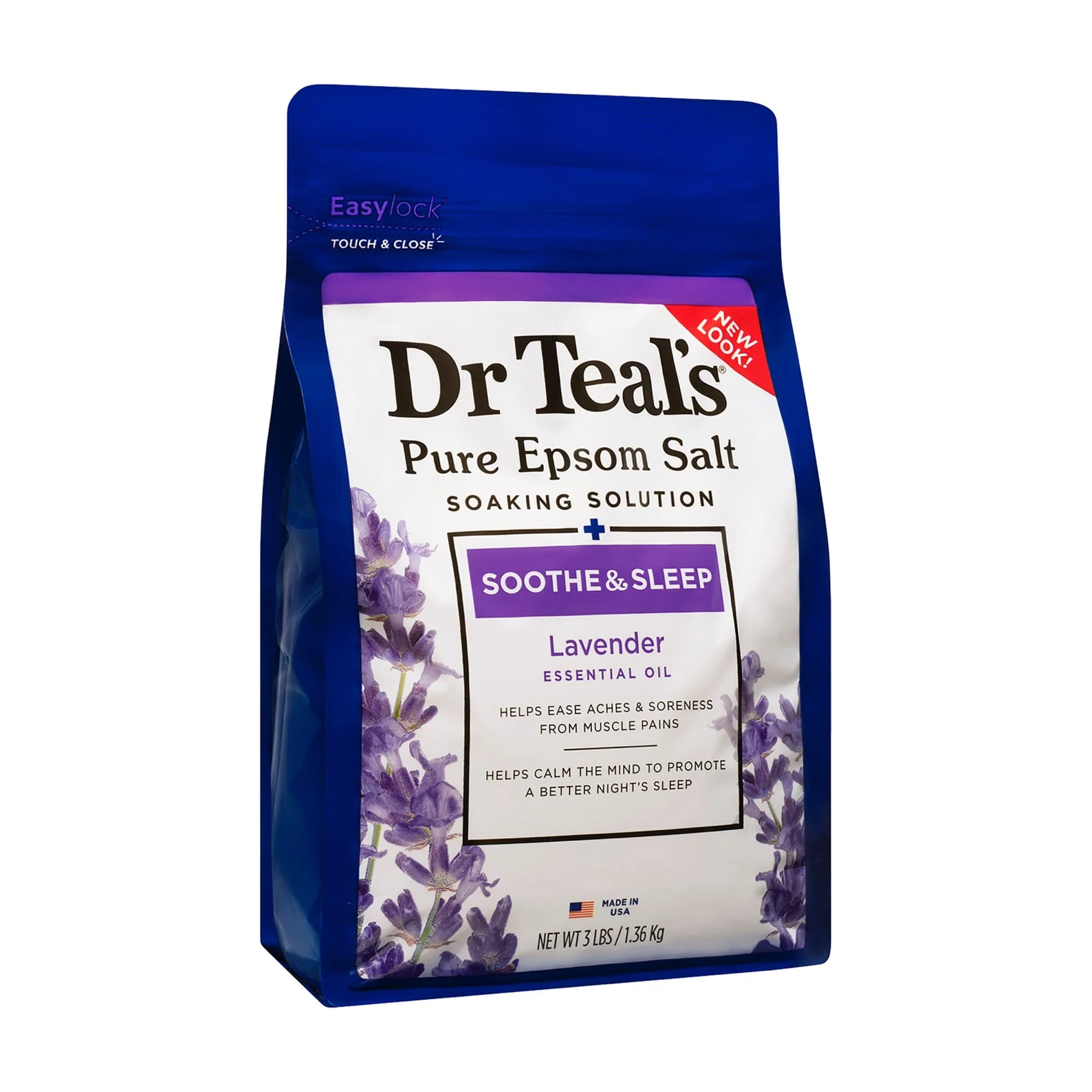 Dr Teal's Epsom Bath Salt Lavender 1.36Kg - Image 3