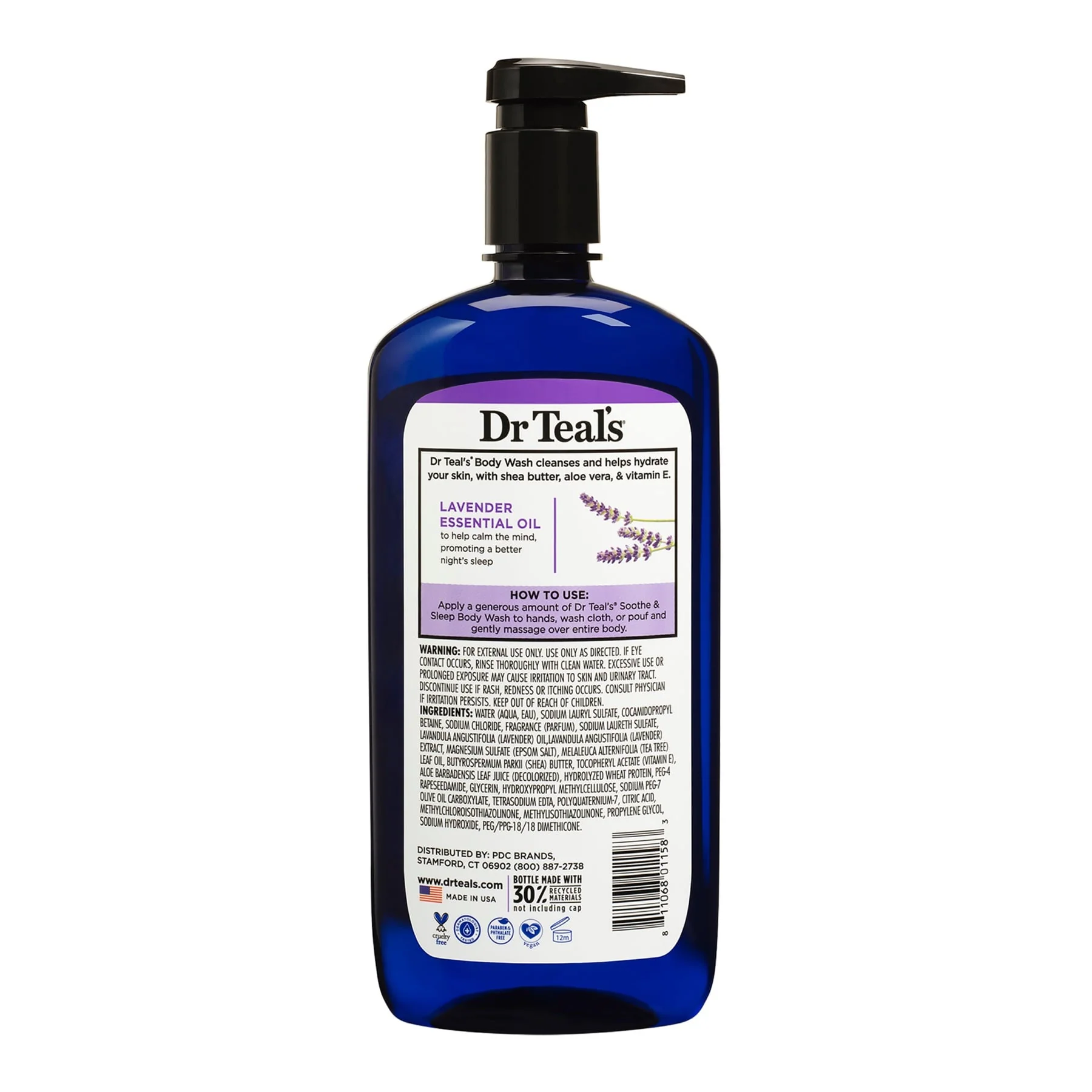 Dr Teal's Epsom Eucalyptus Salt Body Wash 710ml - Image 2