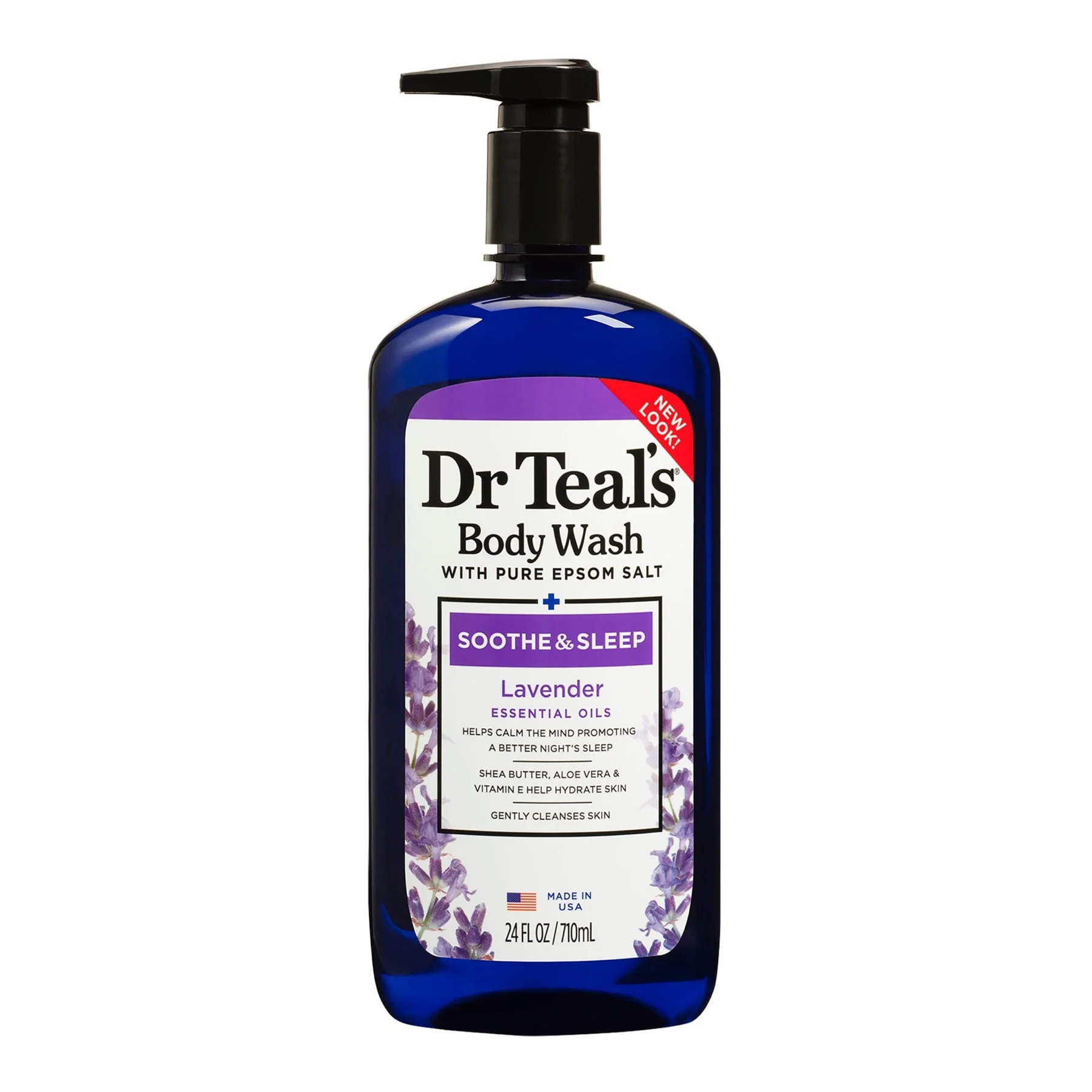 Dr Teal's Epsom Eucalyptus Salt Body Wash 710ml - Image 3