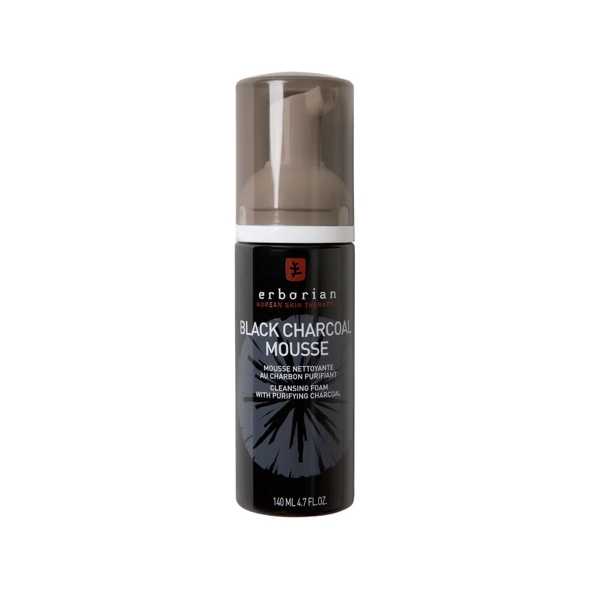 Erborian Black Charcoal Mousse Foam Cleanser 140ml - Image 2