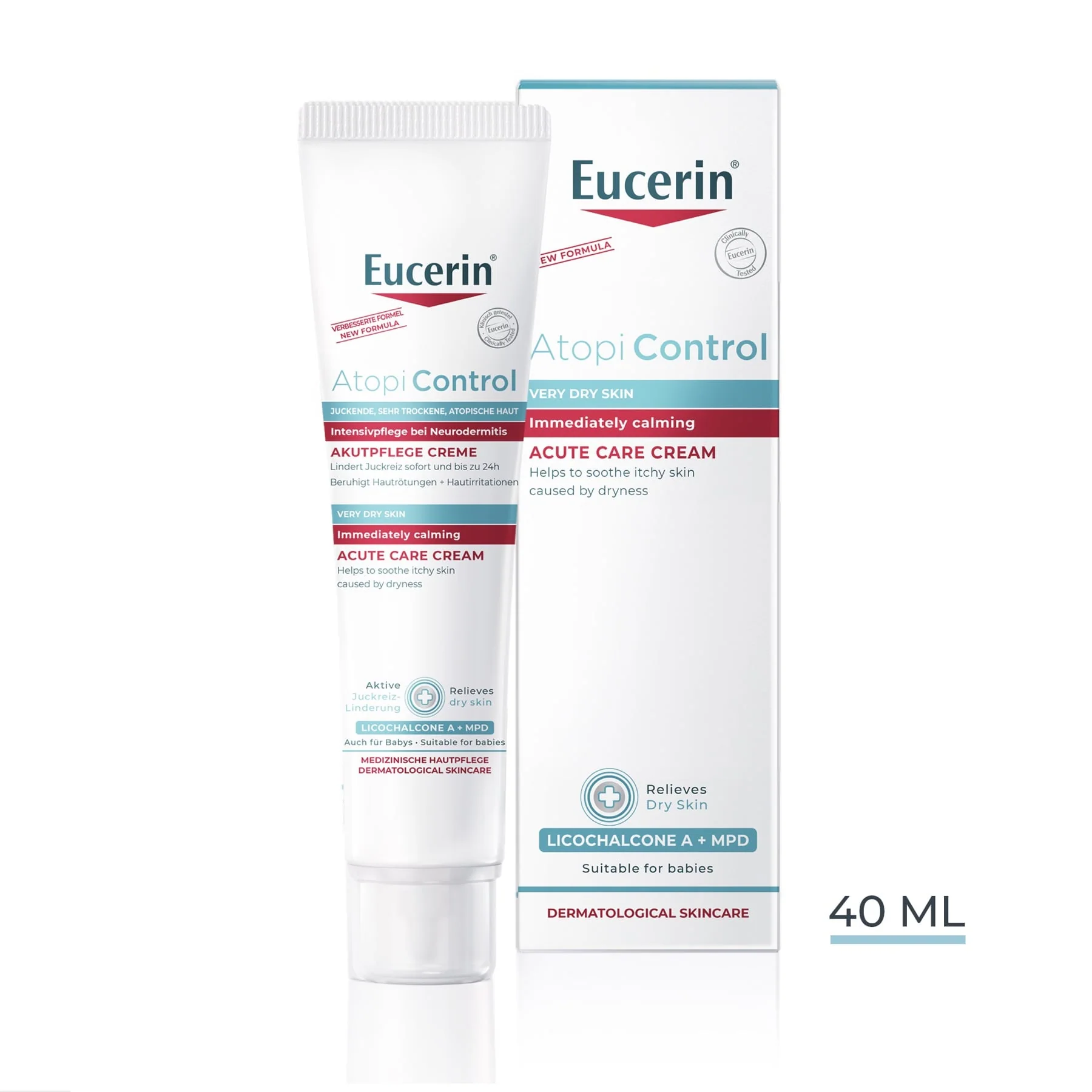 Eucerin AtopiControl Acute Care Body Cream 40ml - Image 8