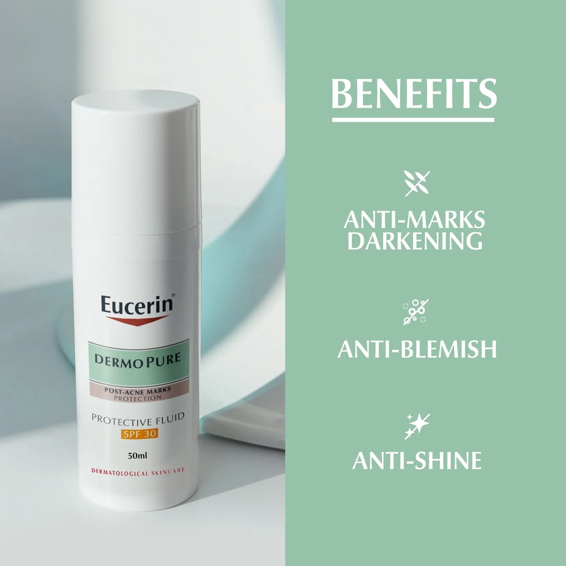 Eucerin Dermopurifyer Protective UV Fluid SPF30 50ml - Image 3