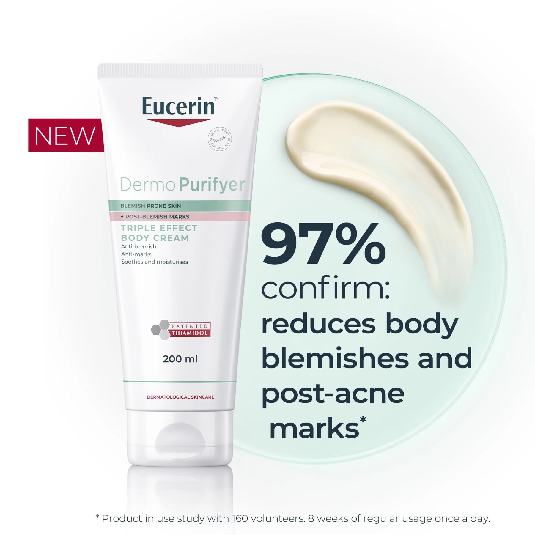Eucerin DermoPurifyer Triple Effect Body Cream 200ml - Image 4