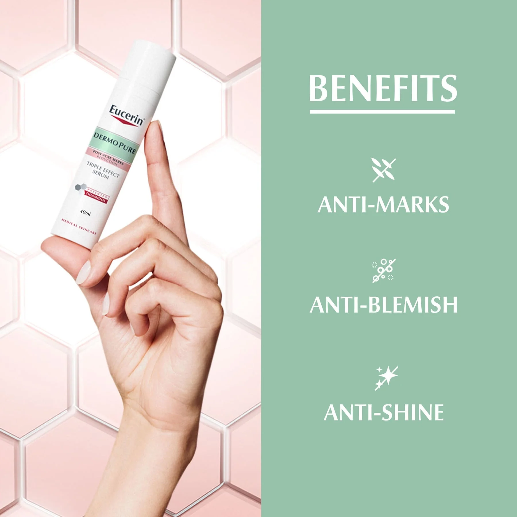 Eucerin Dermopurifyer Triple Effect Serum With Thiamidol 40ml - Image 3