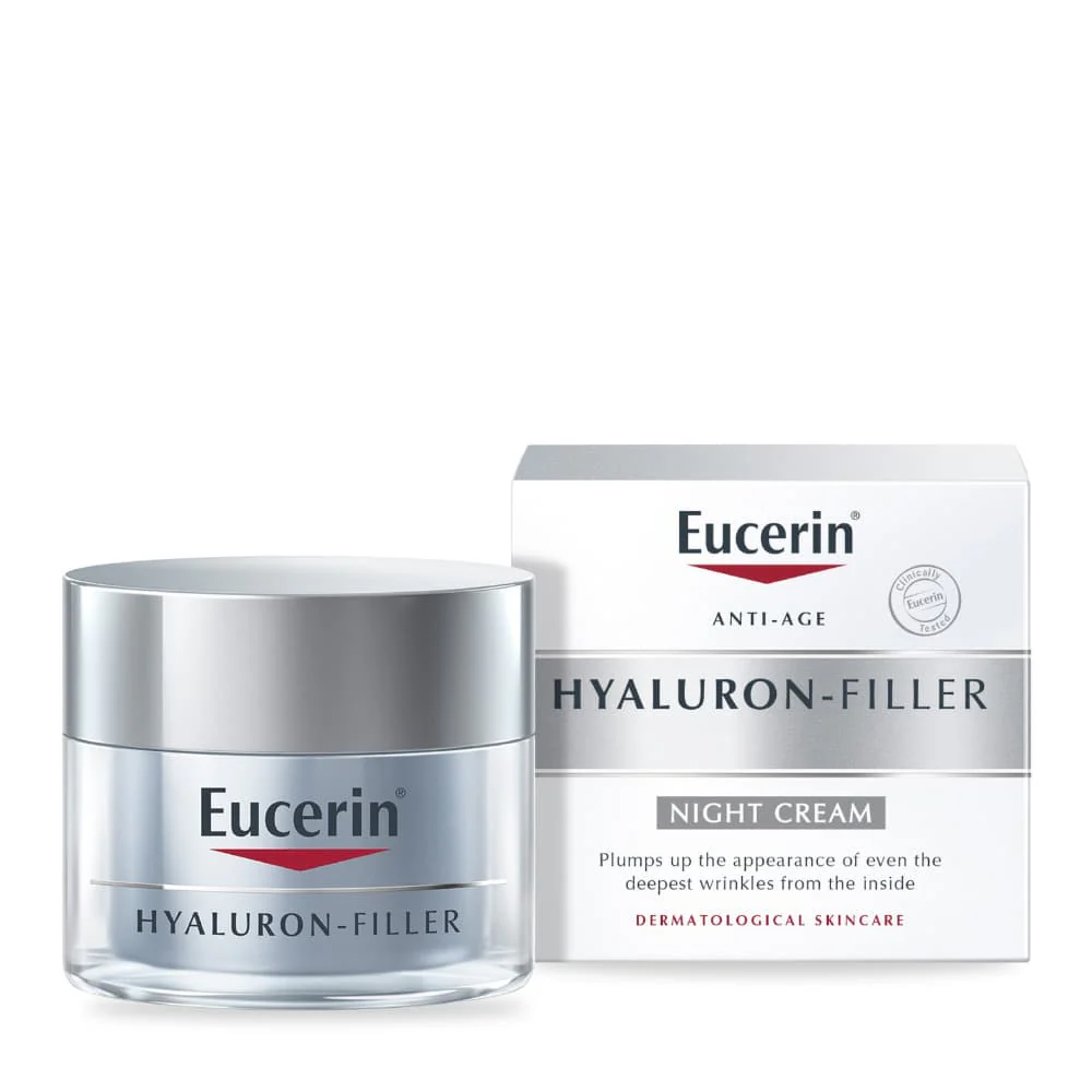 Eucerin Hyaluron Filler Anti-Aging Face Night Cream 50ml - Image 3