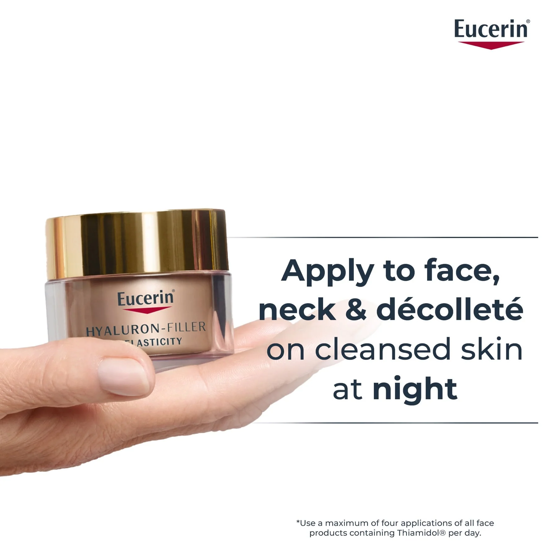Eucerin Hyaluron Filler + Elasticity Anti-Aging Face Night Cream 50ml - Image 8