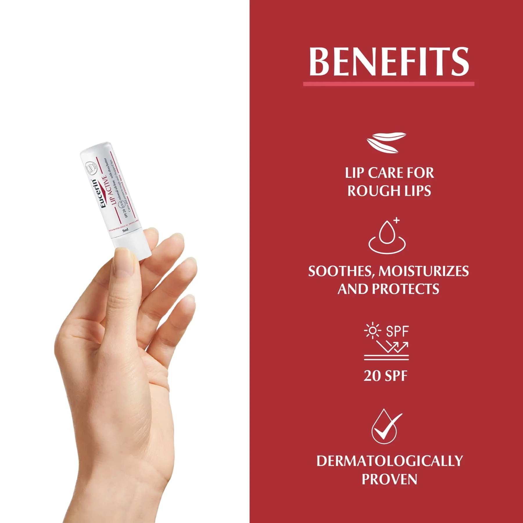 Eucerin pH5 Lip Active Balm 4.8g - Image 4