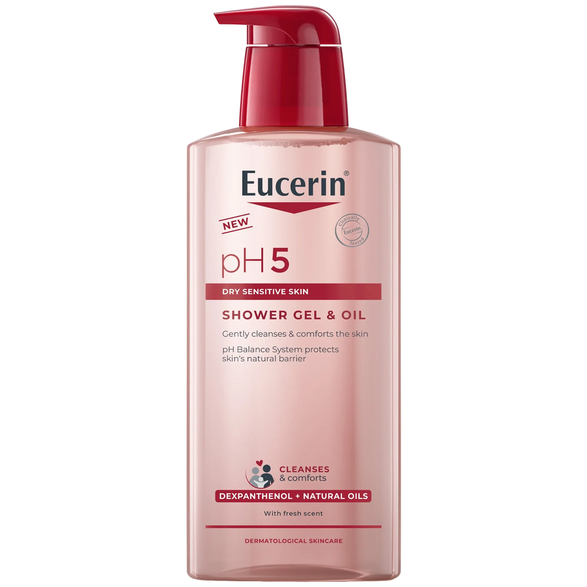 Eucerin pH5 Shower Gel & Oil, with Dexpanthenol 400ml - Image 6
