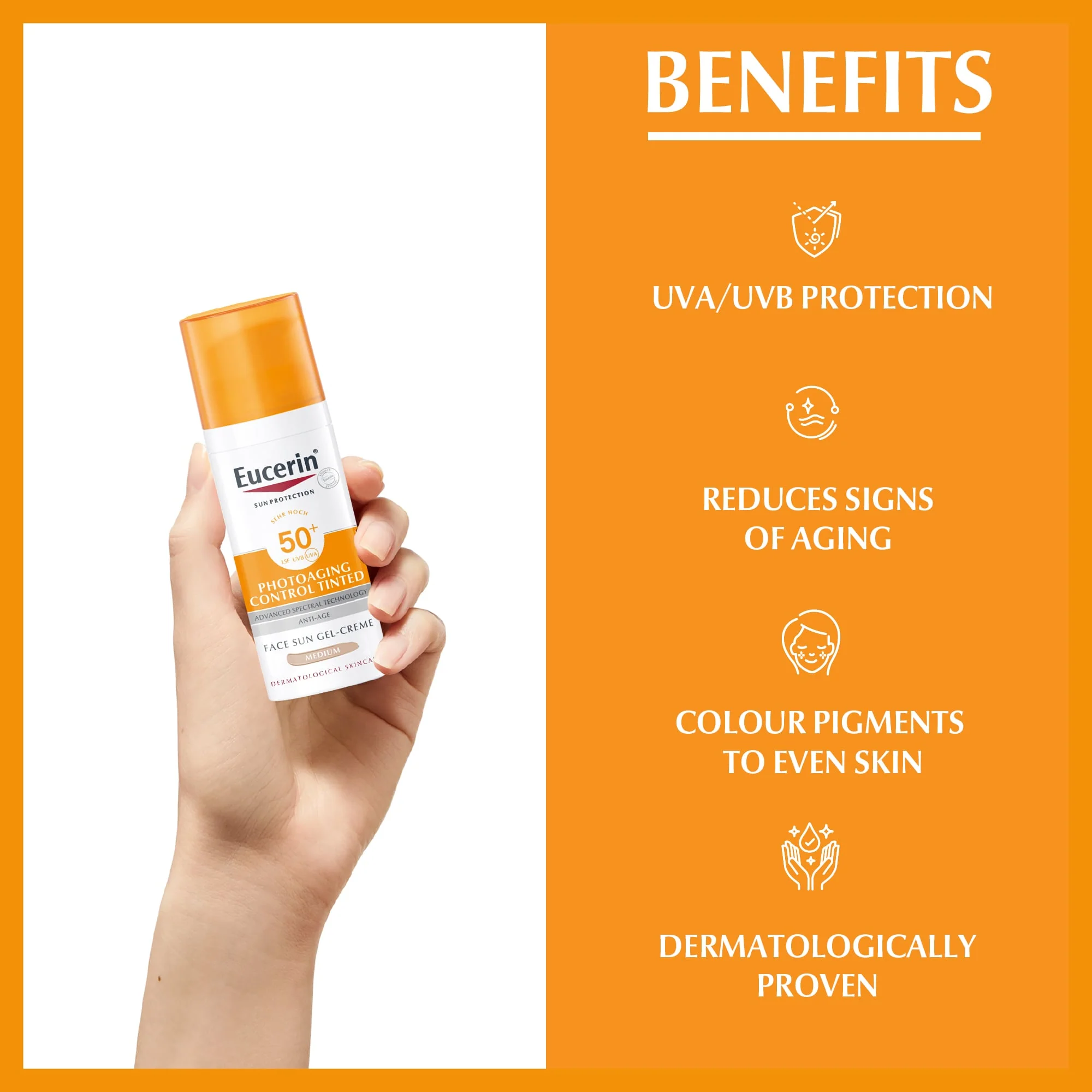 Eucerin Pigment Control Sun Gel-CreamSPF 50+ Medium 50ml - Image 2