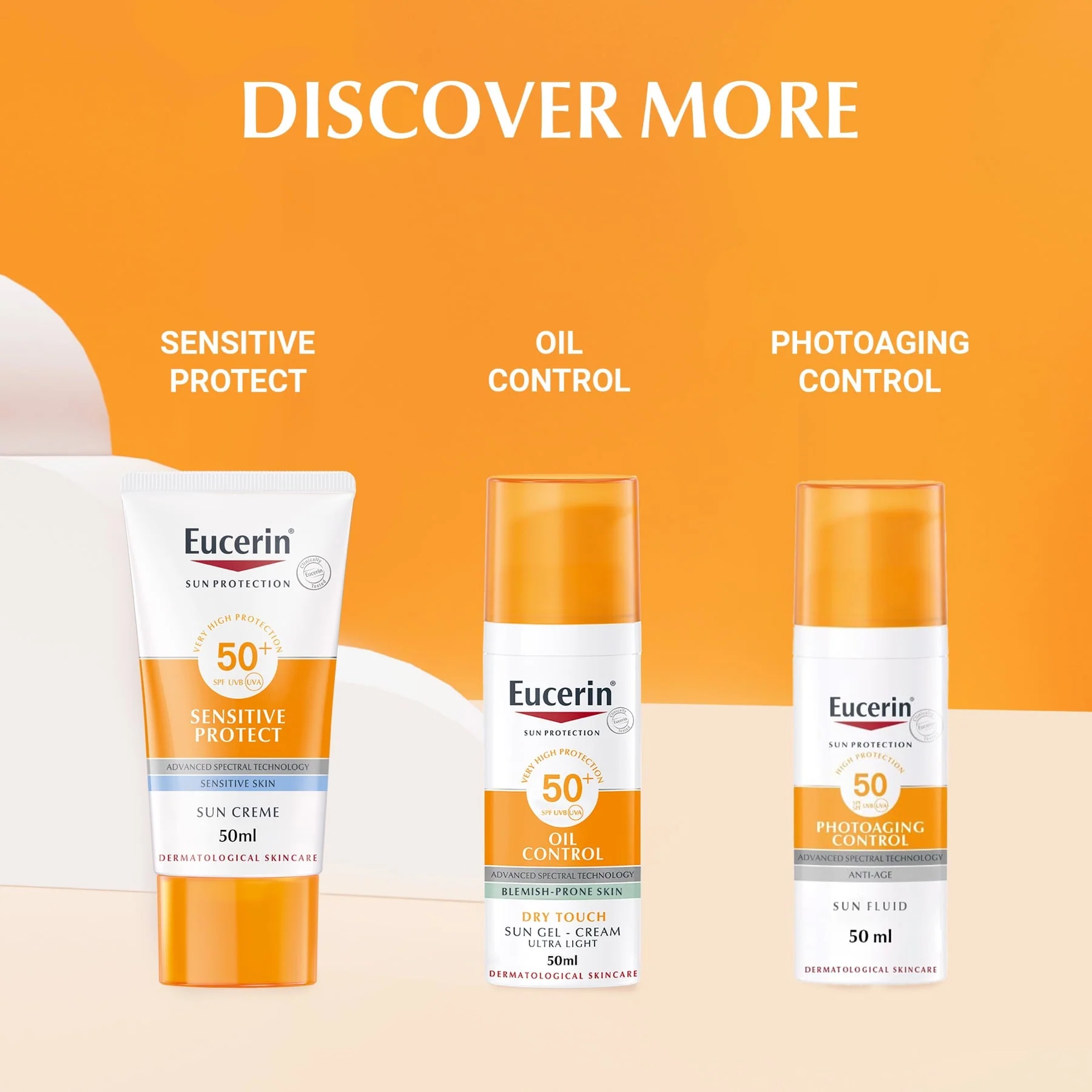 Eucerin Sun Protection Hydro Protect Ultra-light Fluid SPF 50+ 50ml - Image 6