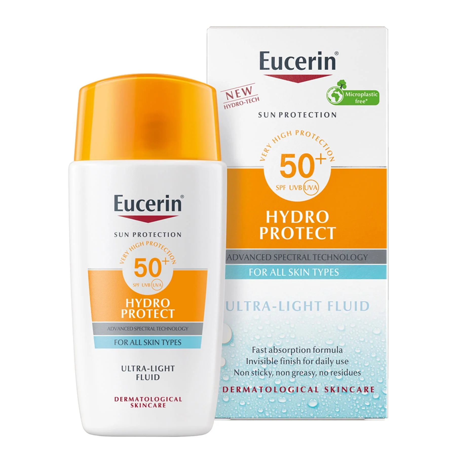 Eucerin Sun Protection Hydro Protect Ultra-light Fluid SPF 50+ 50ml - Image 8