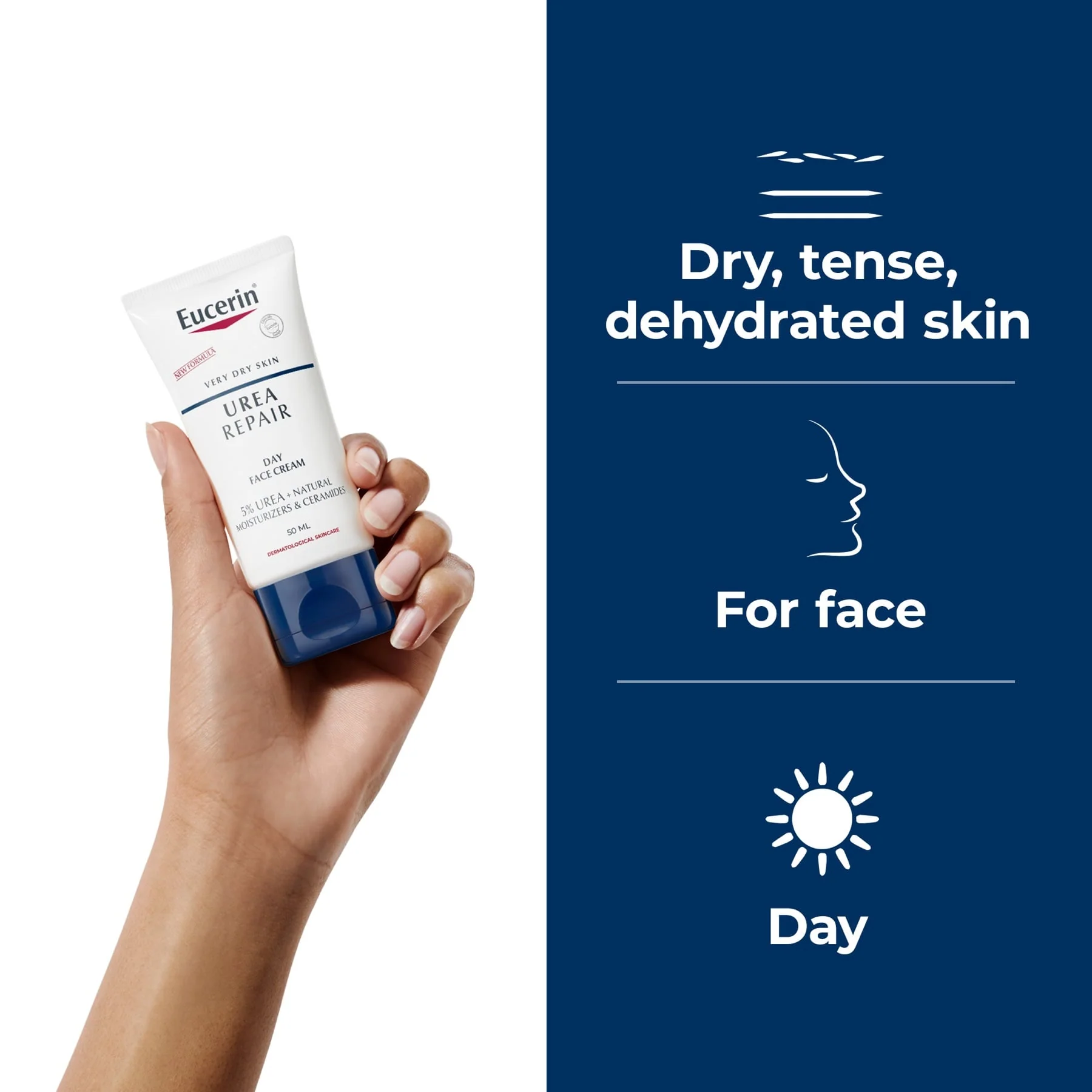 Eucerin UreaRepair Plus 5% Urea Face Cream 50ml - Image 5