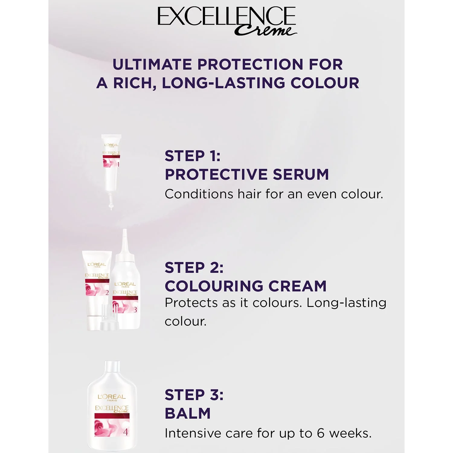 Excellence Creme Permanent Hair Colour 55ml - Image 4