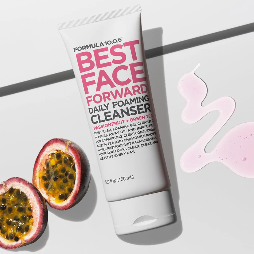Formula 10.0.6 Best Face Forward Daily Foam Cleanser Passionfruit + Green Tea 150ml - Image 2