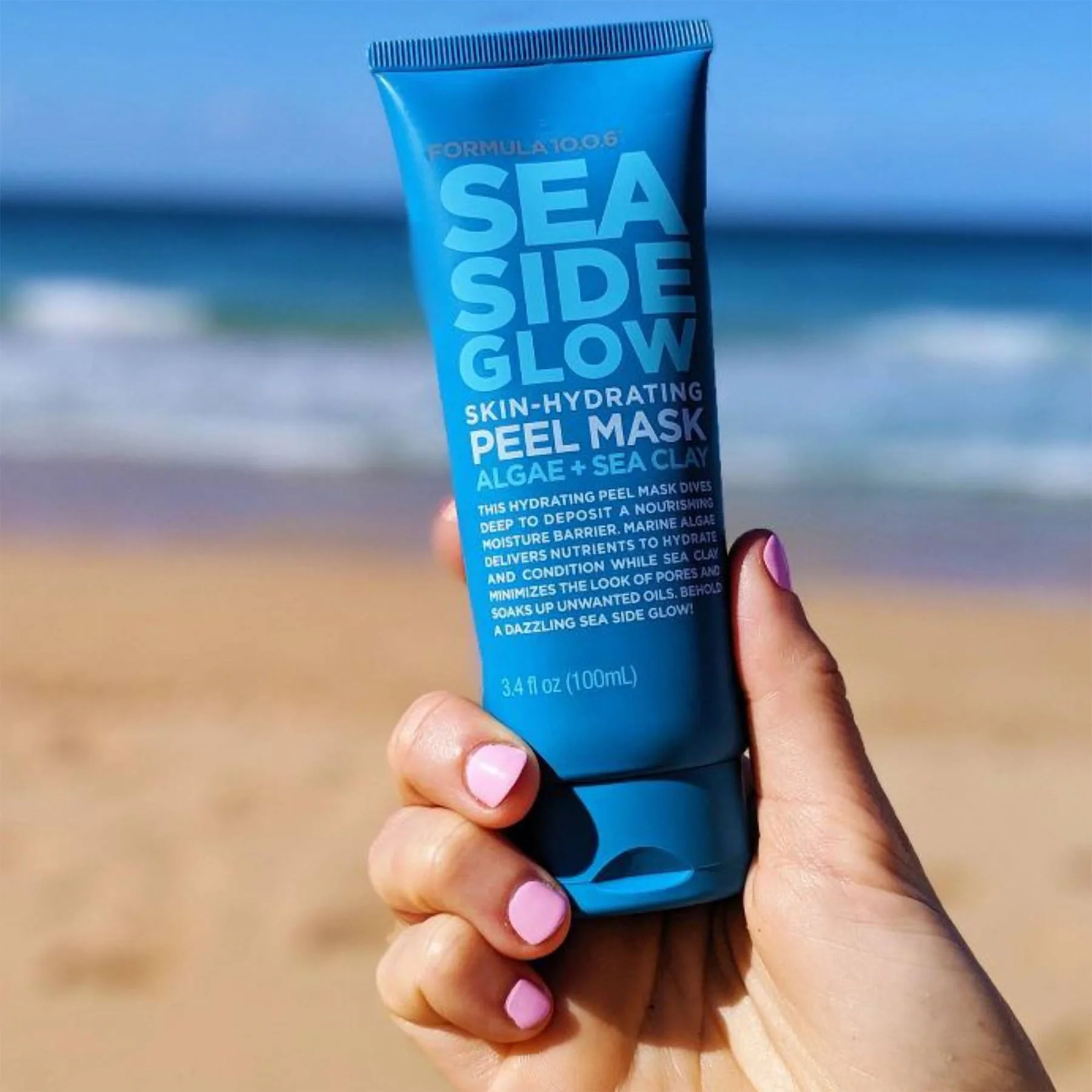 Formula 10.0.6 Sea Side Glow Skin-Hydrating Peel-Off Mask Algae + Sea Clay 100ml - Image 7