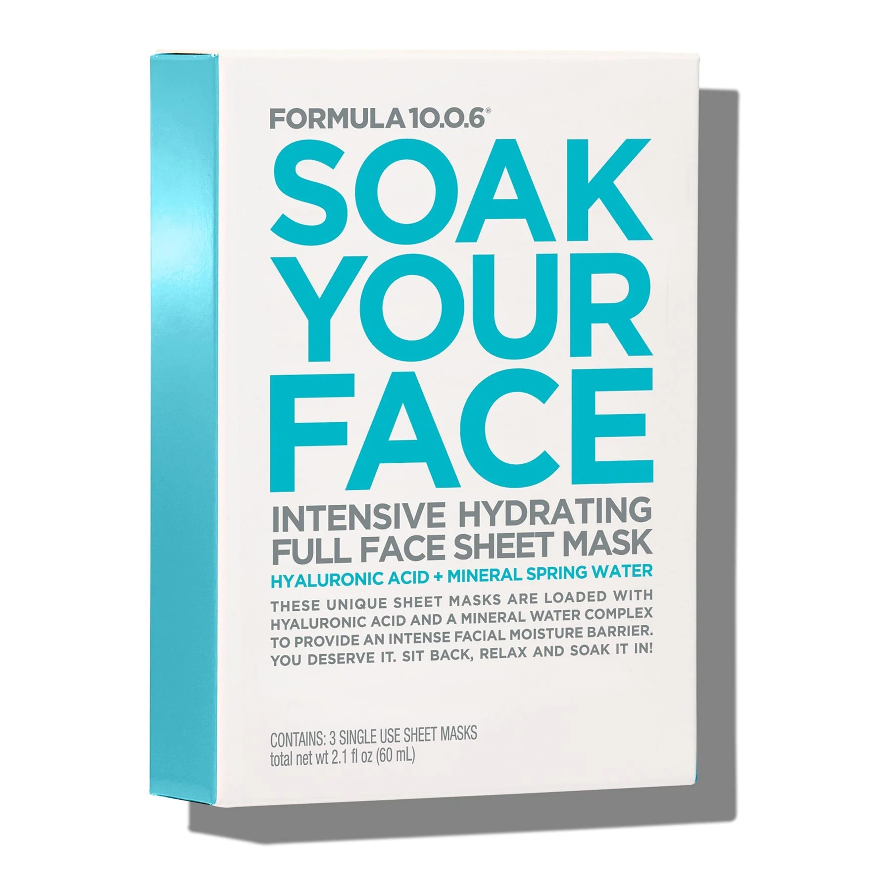 Formula 10.0.6 Soak Your Face Intensive Hydrating Sheet Mask - Image 2