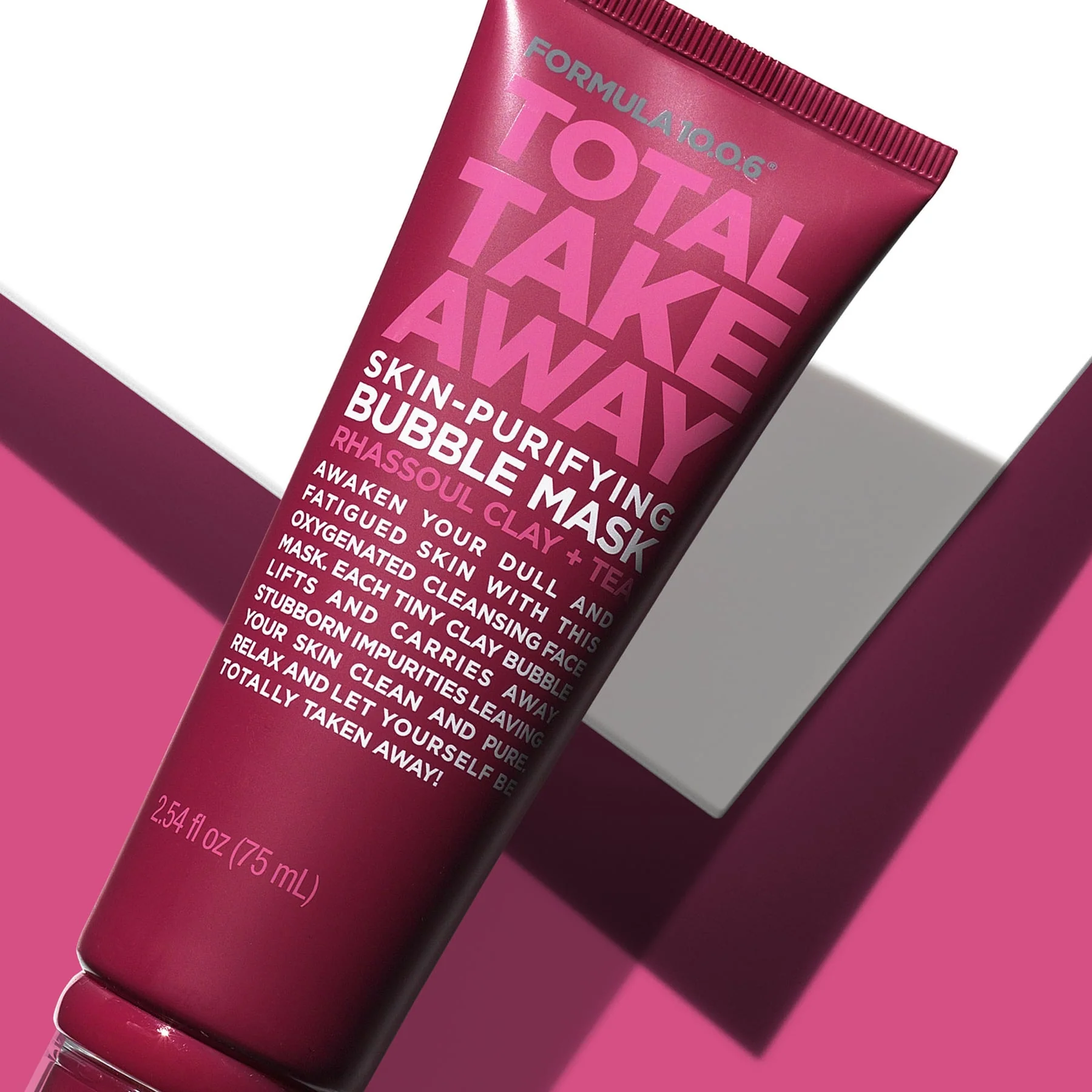 Formula 10.0.6 Total Take Away Skin-Purifying Bubble Clay Mask Rhassoul Clay + Tea 75ml - Image 2