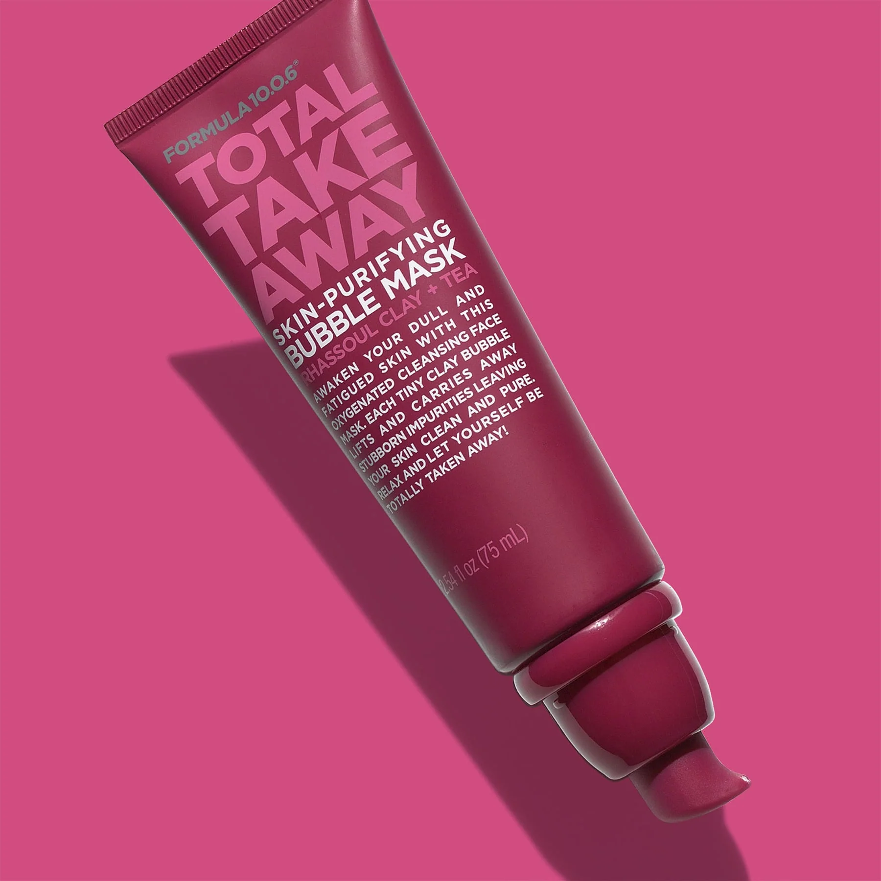 Formula 10.0.6 Total Take Away Skin-Purifying Bubble Clay Mask Rhassoul Clay + Tea 75ml - Image 4