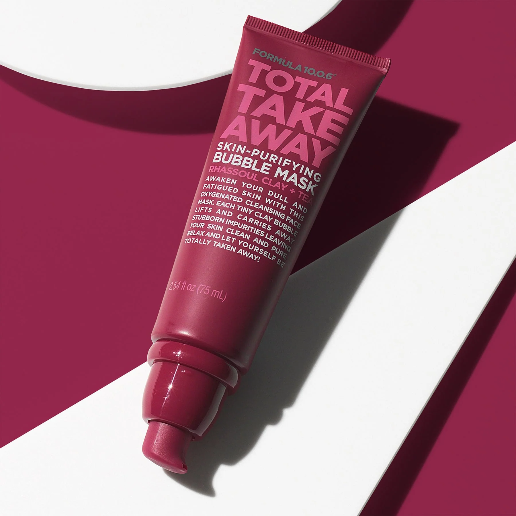 Formula 10.0.6 Total Take Away Skin-Purifying Bubble Clay Mask Rhassoul Clay + Tea 75ml - Image 5