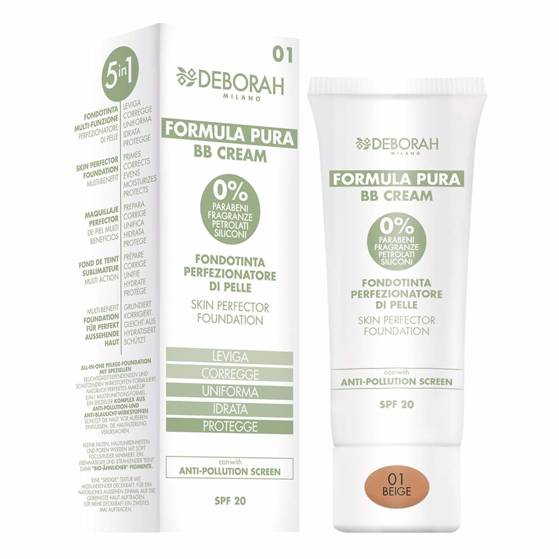 Deborah Milano Formula Pura BB Cream 30ml - Image 3
