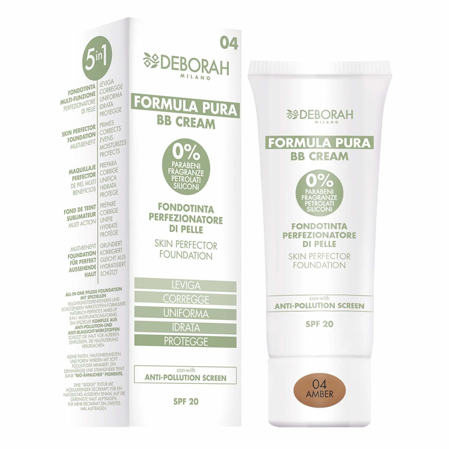 Deborah Milano Formula Pura BB Cream 30ml - Image 4