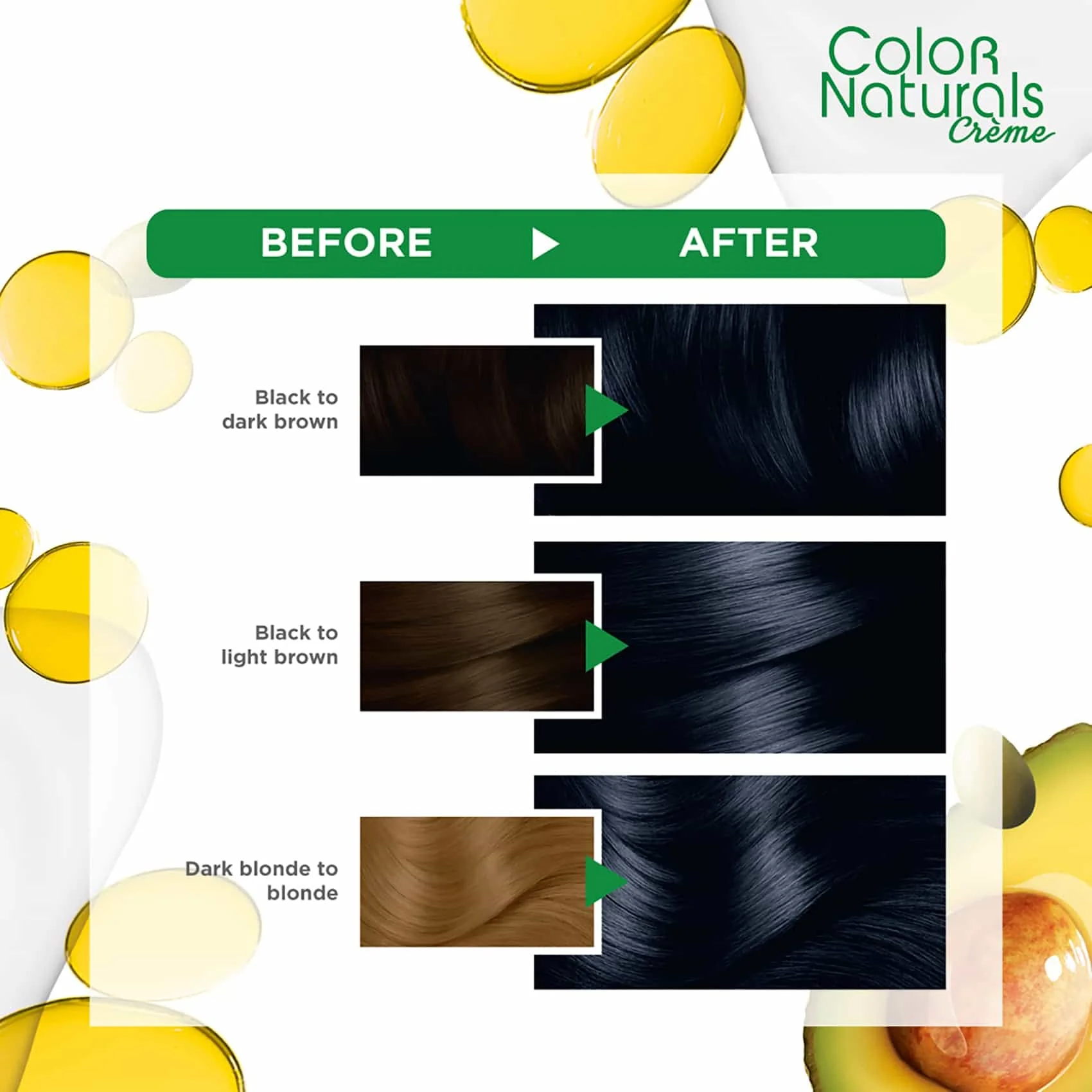Garnier Color Naturals 2.10 Hair Color, Blue Black, 112gm - Image 3