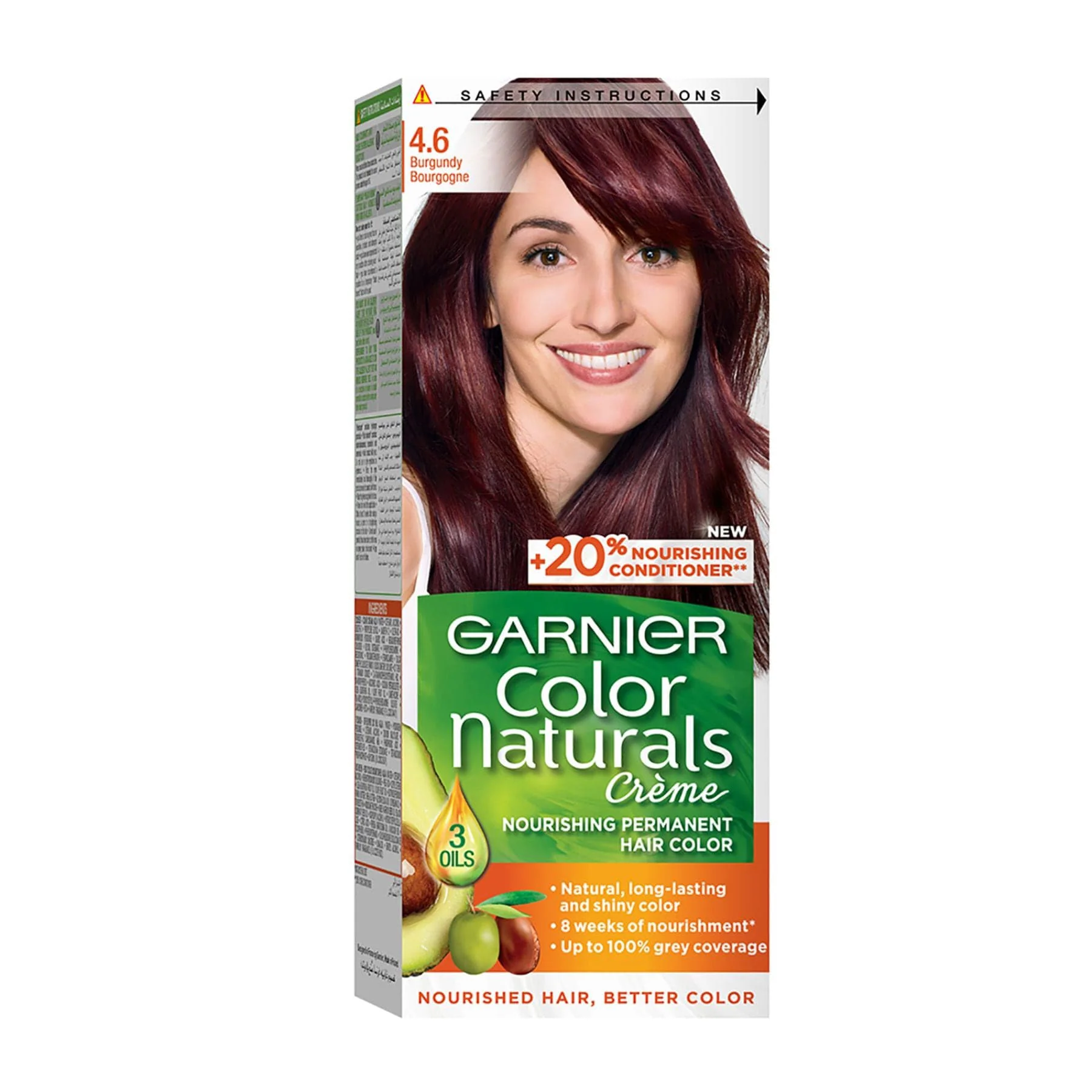 Garnier Colour Naturals Hair Colour 4.6 Burgandy - Image 3