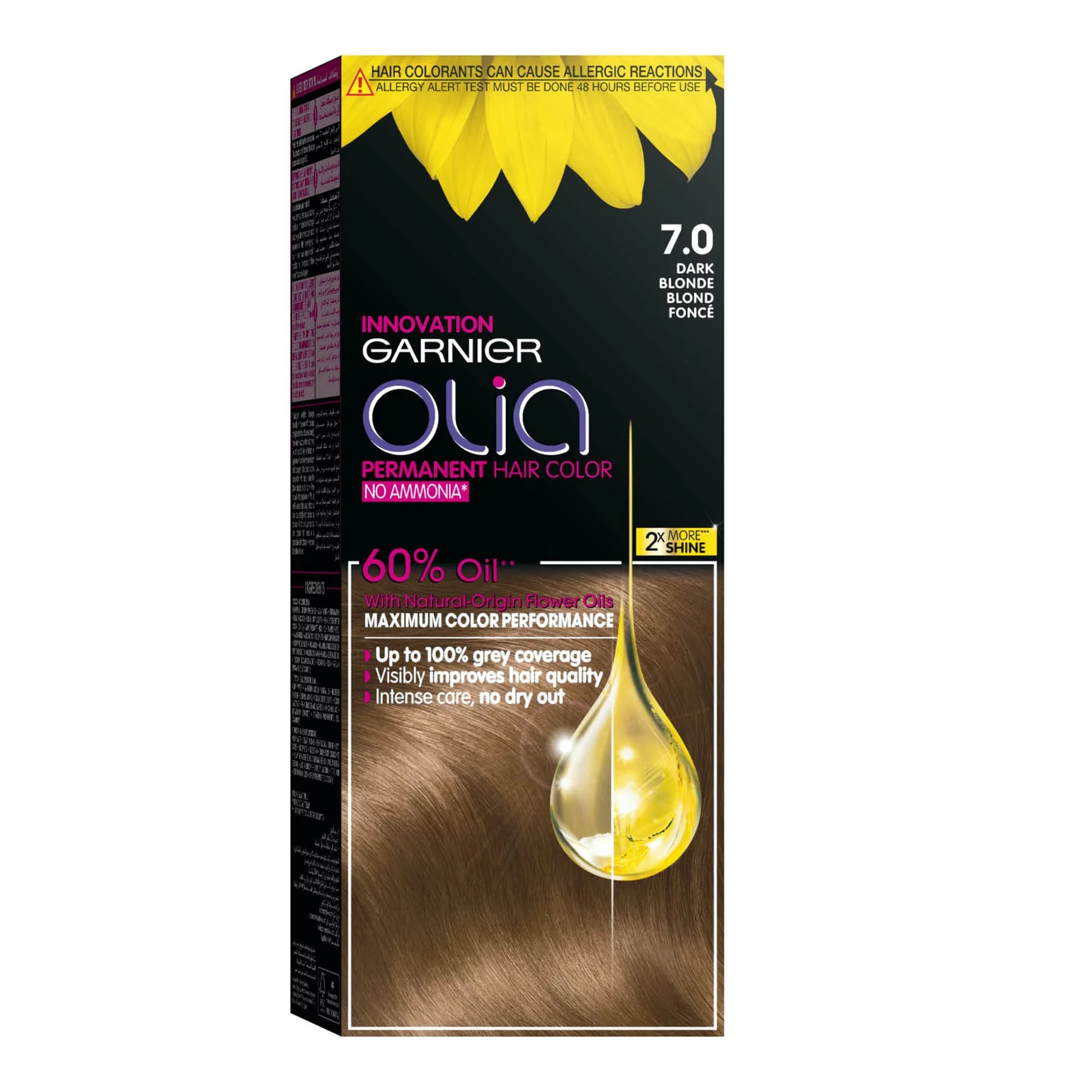 Garnier Olia Ammonia‑free Hair Color 7.0 Dark Blond - Image 5