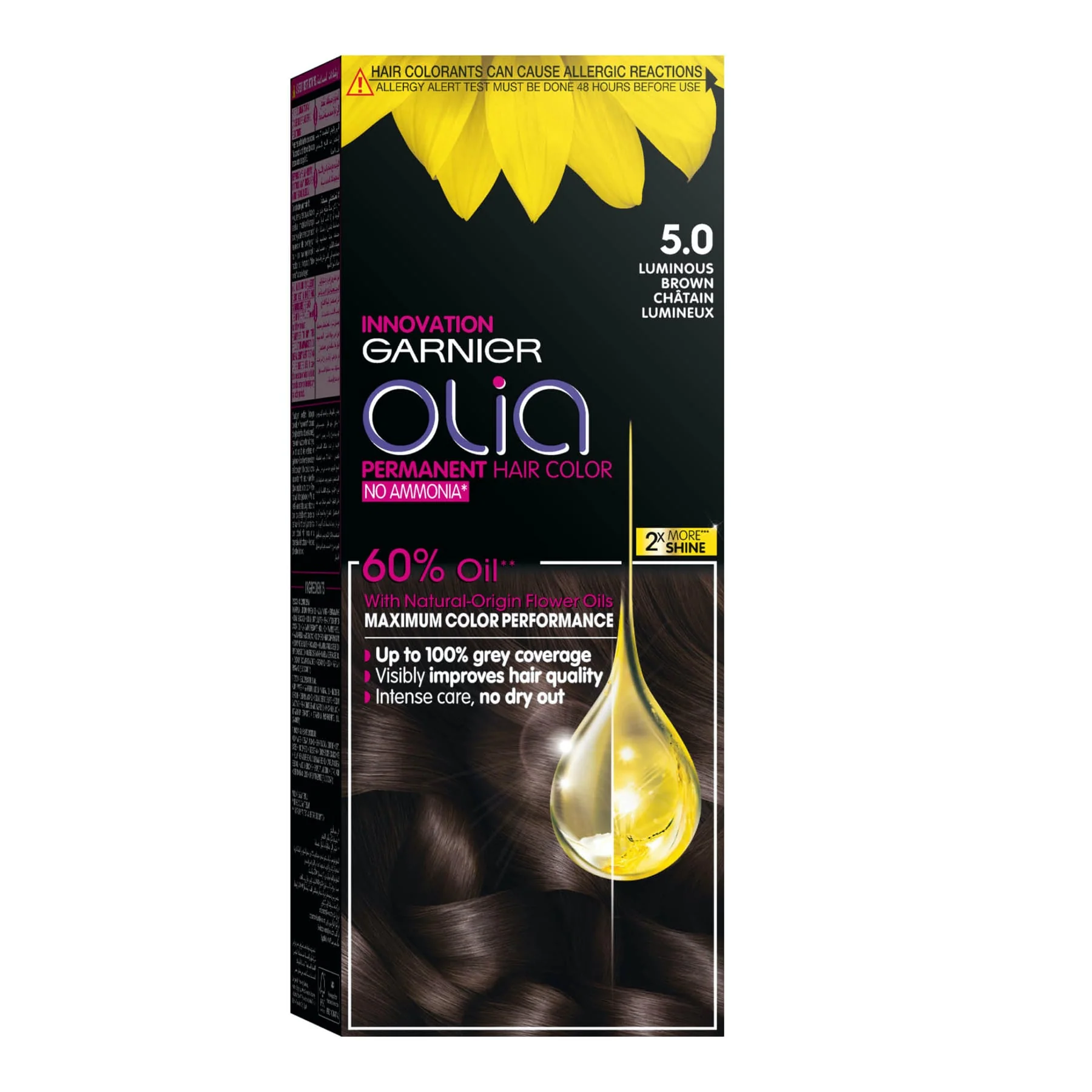 Garnier Olia No Ammonia Permanent Hair Colour 60ml - Image 8
