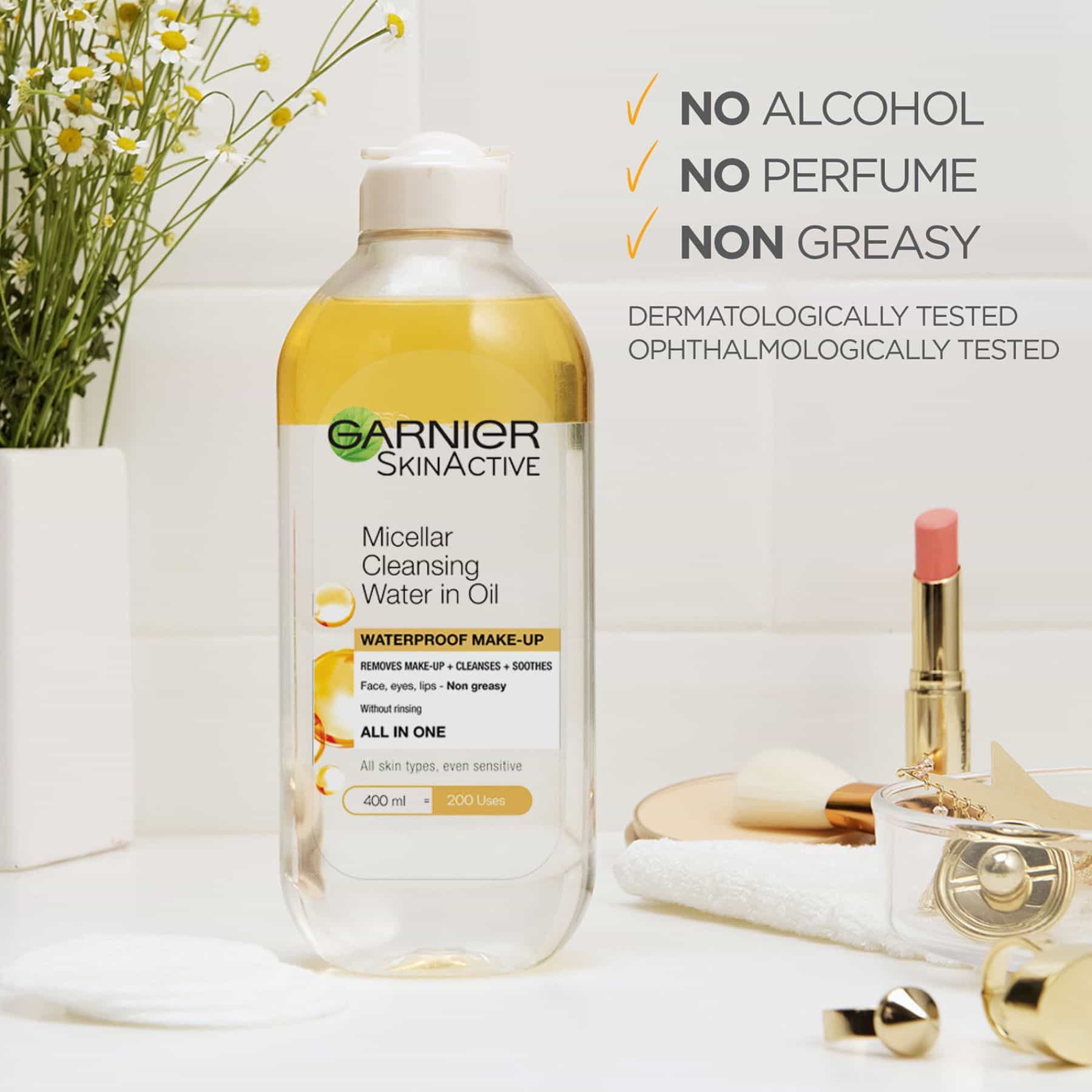 Garnier SkinActive Argan Oil-Infused Cleansing Micellar Water - Image 5