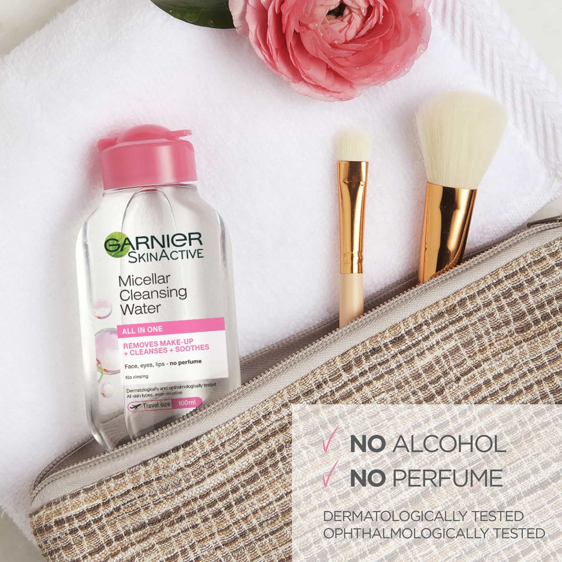 Garnier SkinActive Cleansing Micellar Water 100ml - Image 3