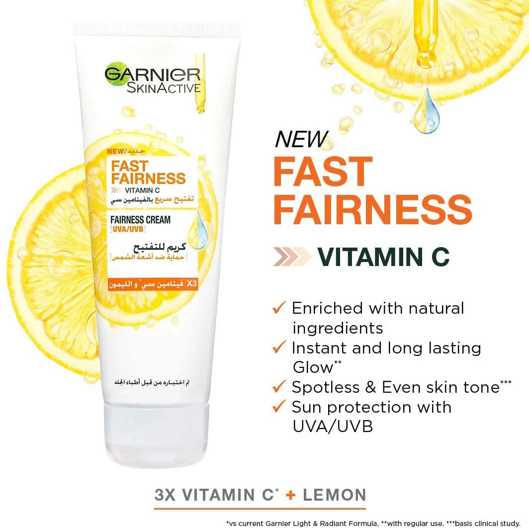 Garnier SkinActive Fast Fairness Vitamin C Day Cream - Image 5