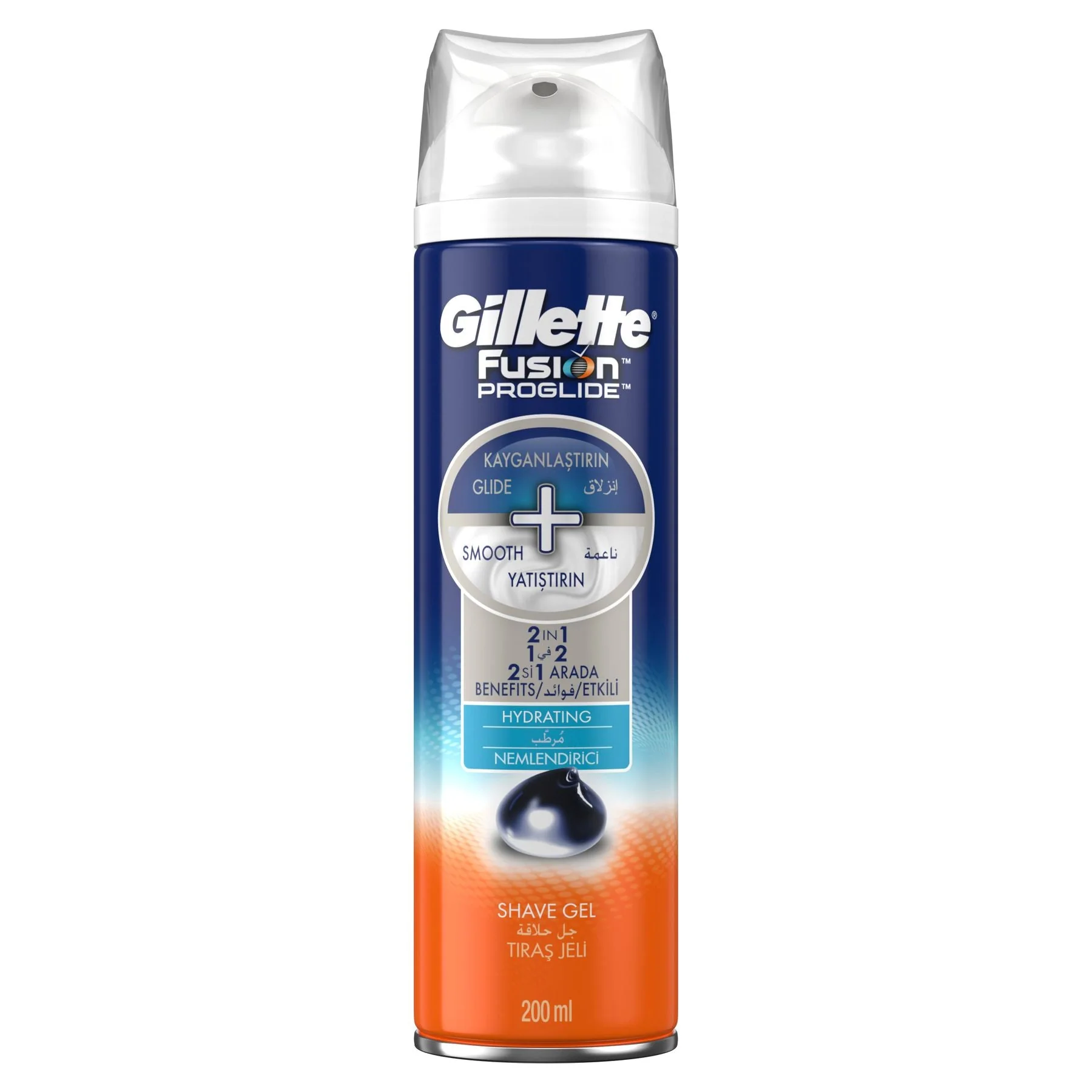 Gillette Fusion ProGlide Shaving Gel Hydrating 200ml
