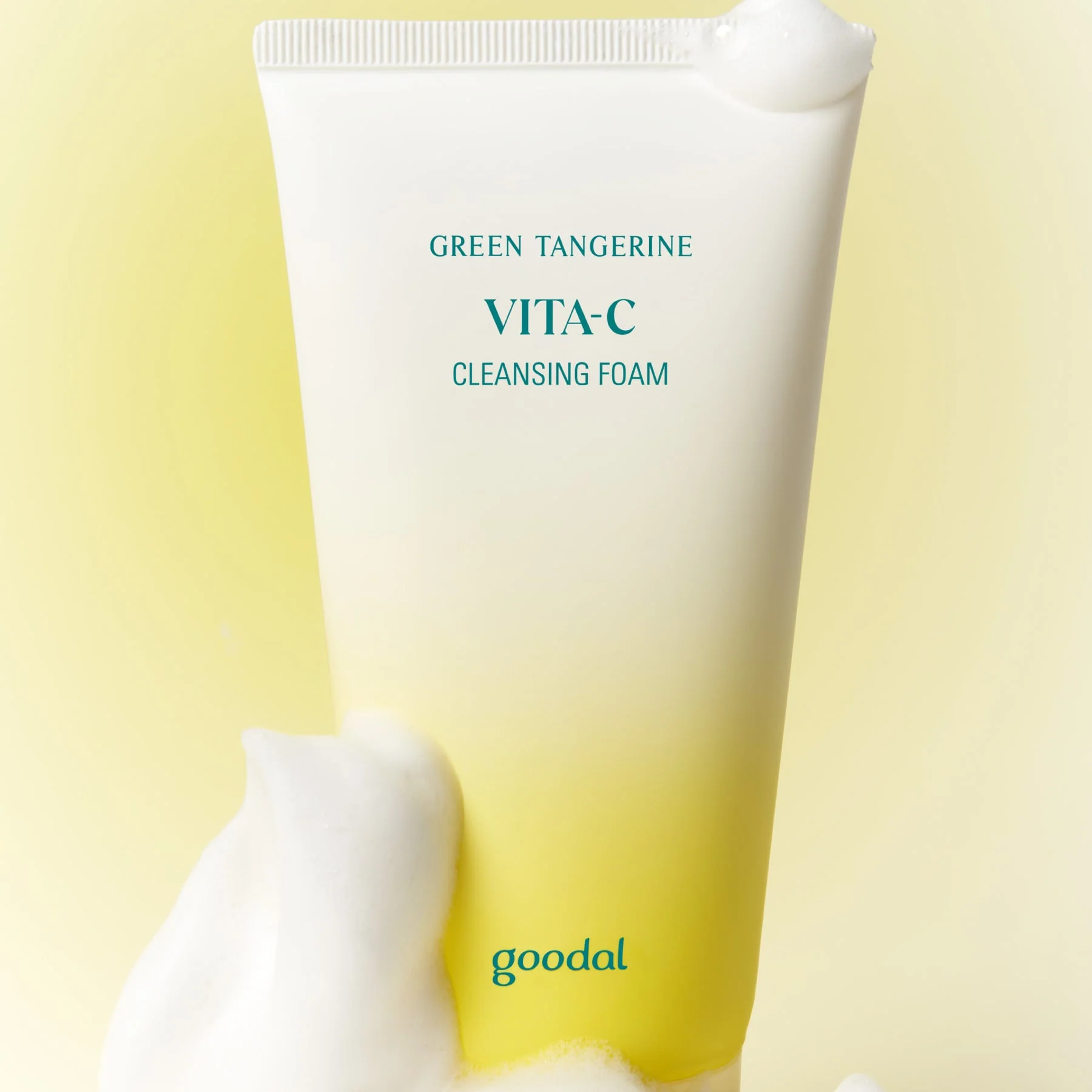 Goodal Green Tangerine Vita C Cleansing Foam 150ml - Image 2