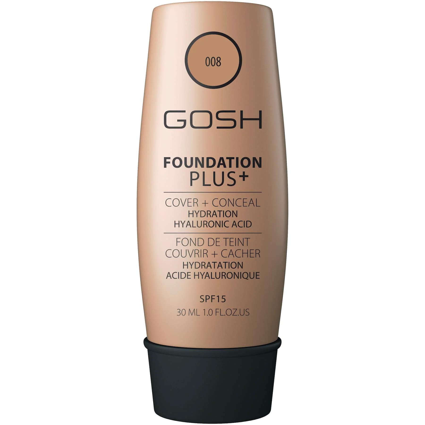Gosh Cover + Conceal Foundation Plus+ Natural Finish 30ml - Image 3