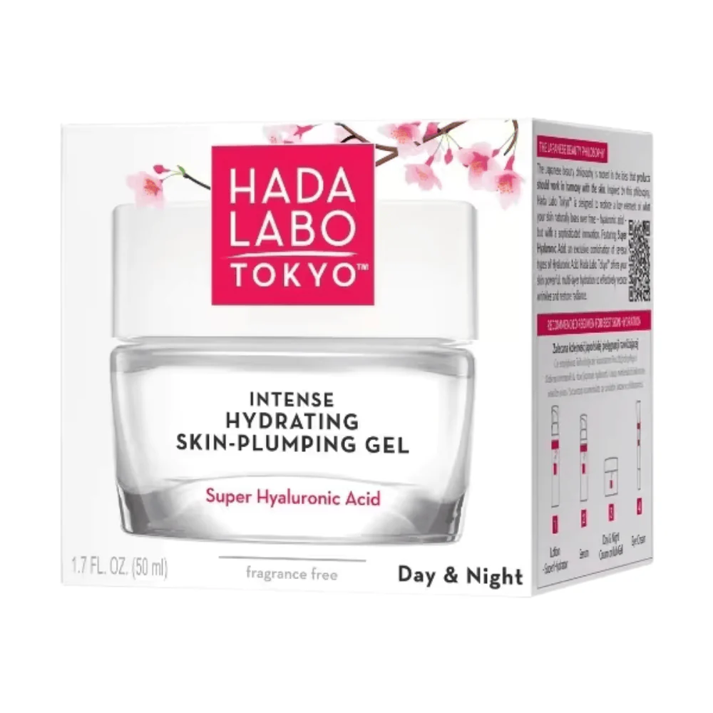 Hada Labo Tokyo Skin Plumping Gel Anti-Ageing Treatment 50ml - Image 3