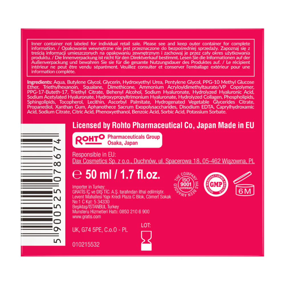 Hada Labo Tokyo Skin Plumping Gel Anti-Ageing Treatment 50ml - Image 5
