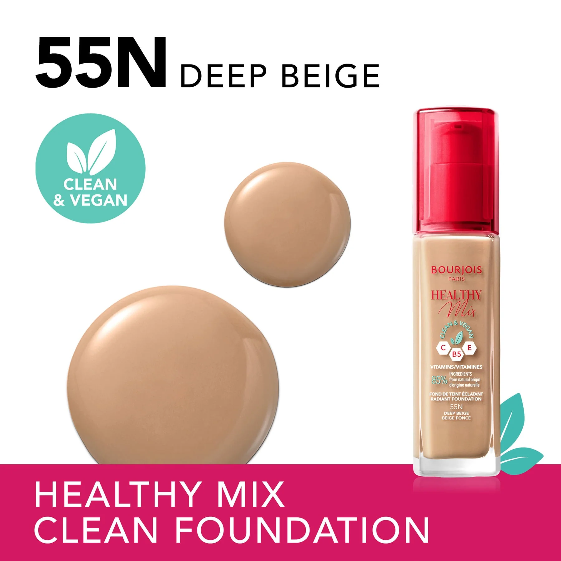 Healthy Mix Clean Foundation 30ml - Image 20