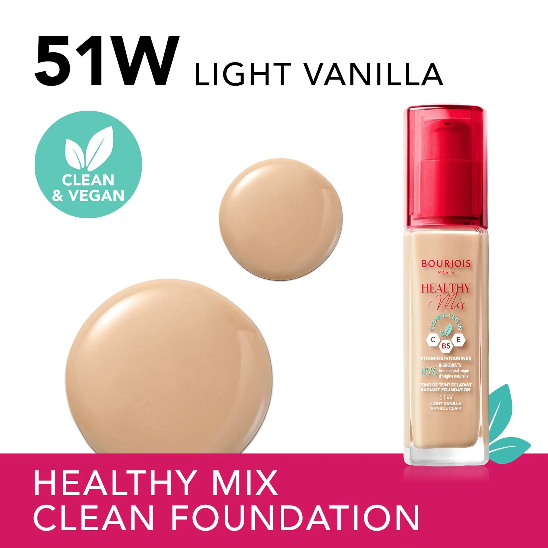 Healthy Mix Clean Foundation 30ml - Image 30