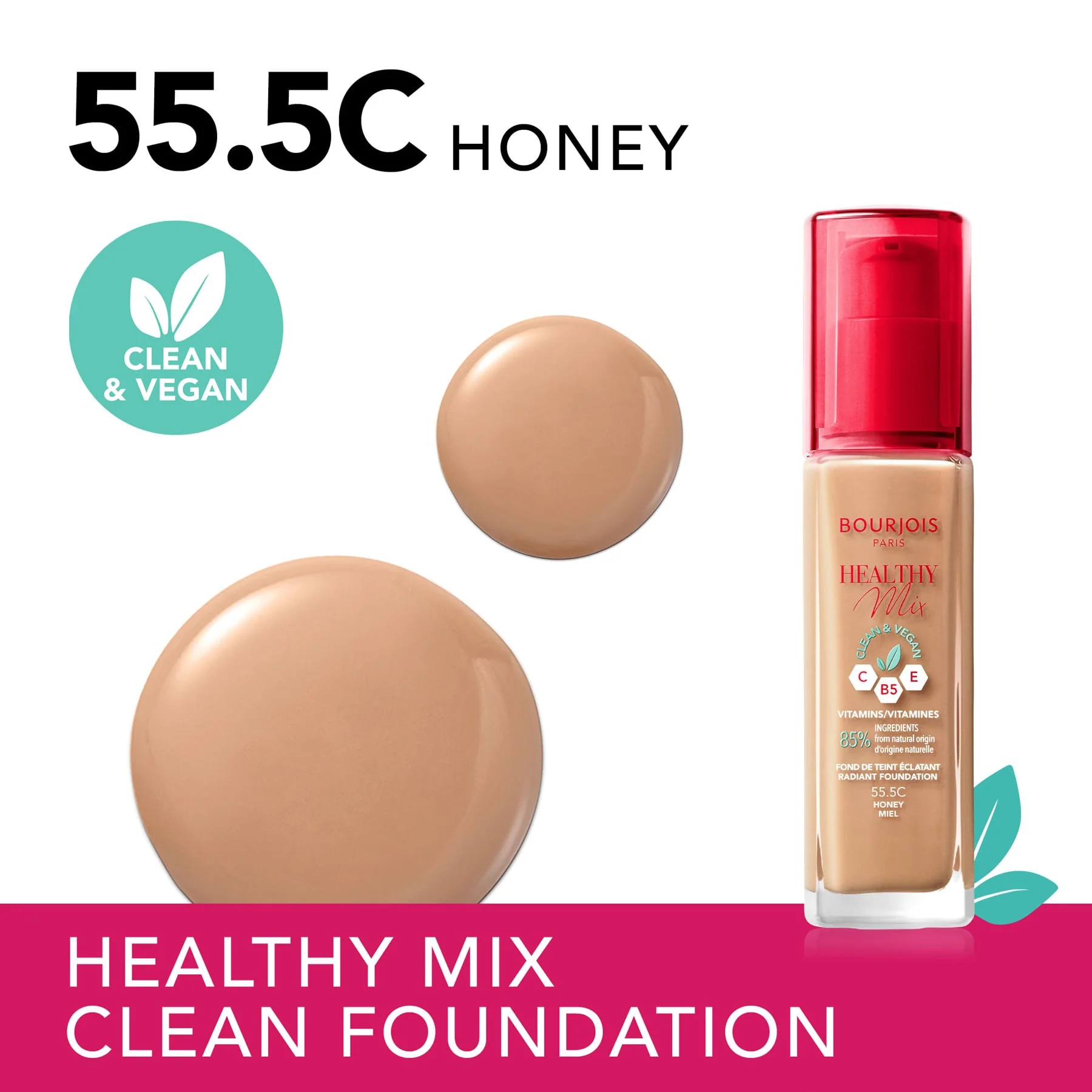 Healthy Mix Clean Foundation 30ml - Image 76
