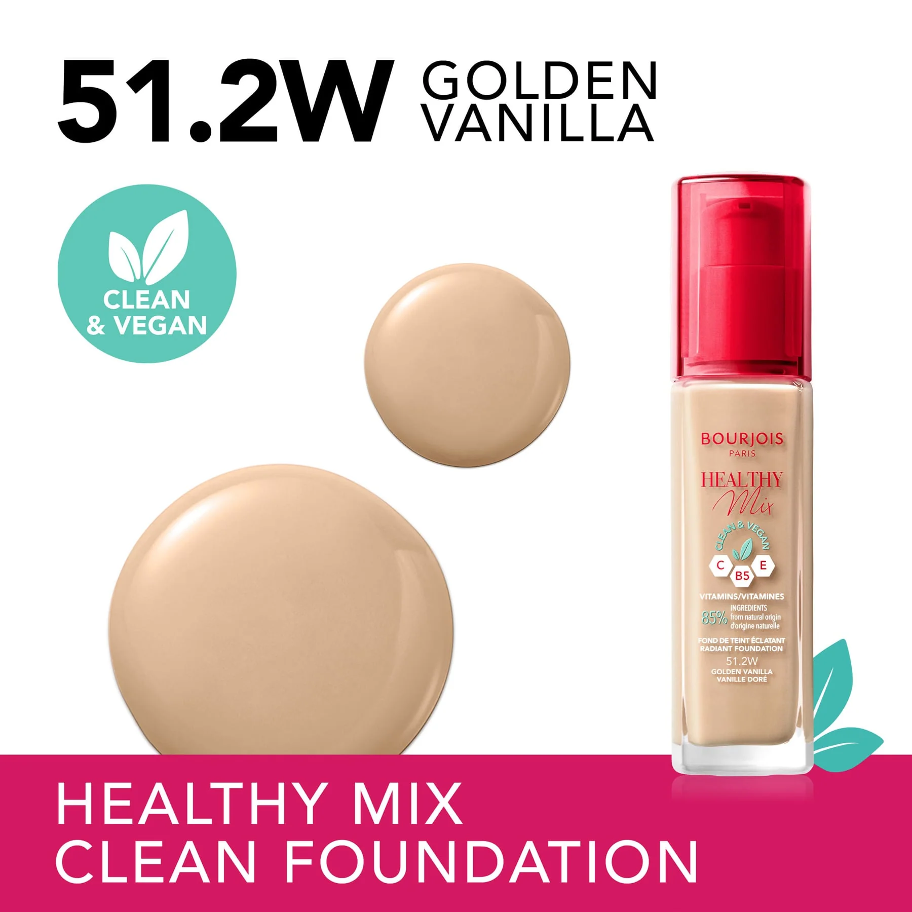 Healthy Mix Clean Foundation 30ml - Image 77
