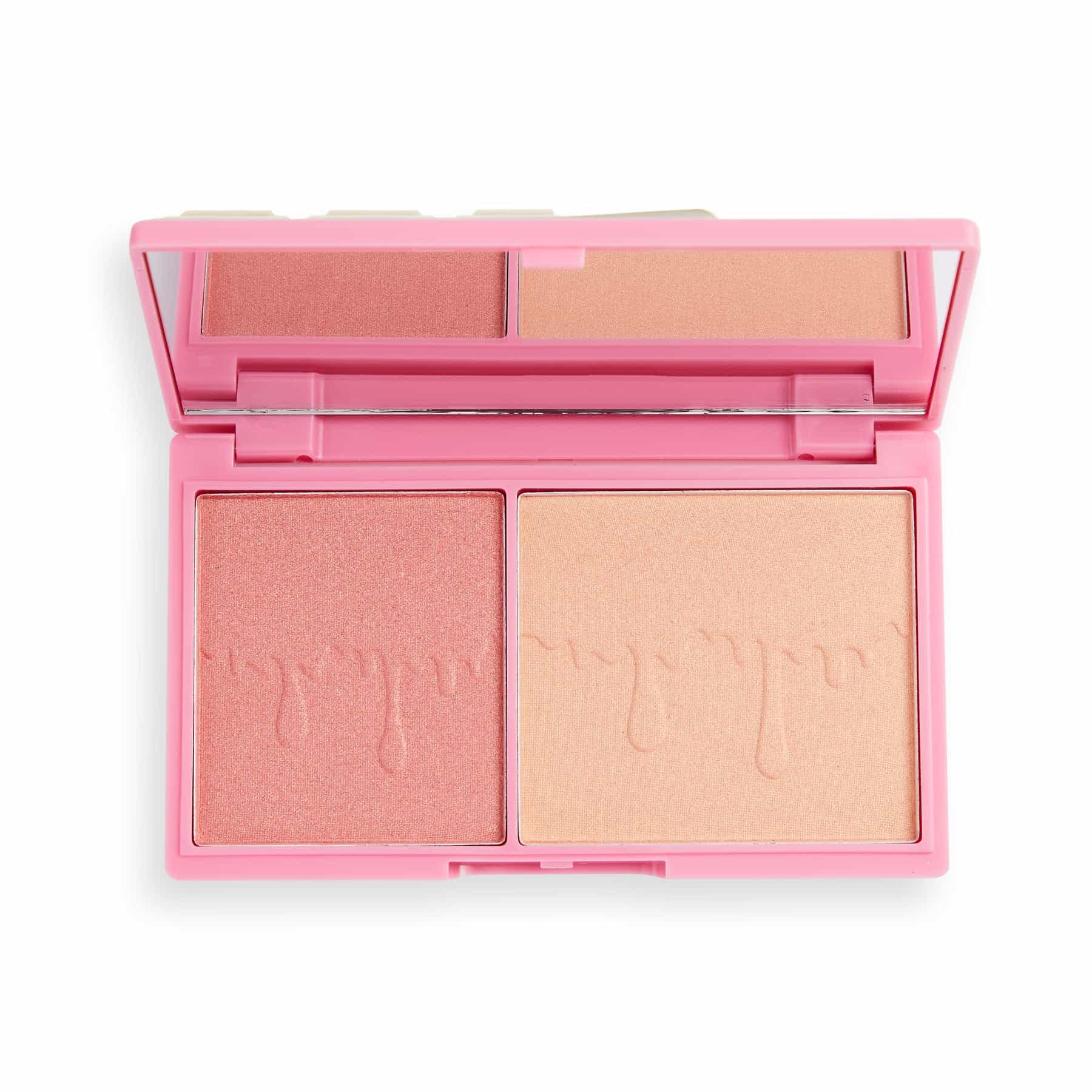 I Heart Revolution I Heart Revolution Rosé Fizz Glow Highlighter Palette - Image 2