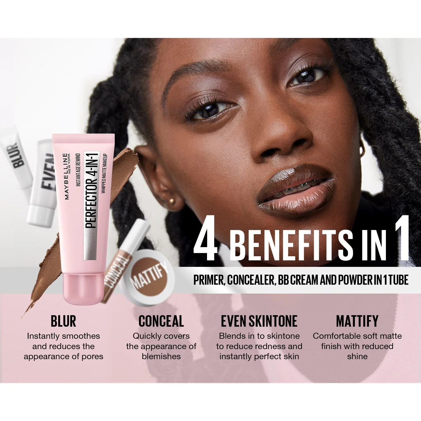 Maybelline Instant Perfector 4-in-1 Whipped Matte Makeup 30ml - Image 3
