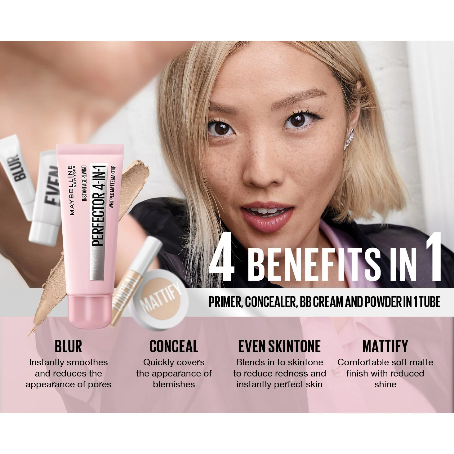 Maybelline Instant Perfector 4-in-1 Whipped Matte Makeup 30ml - Image 7