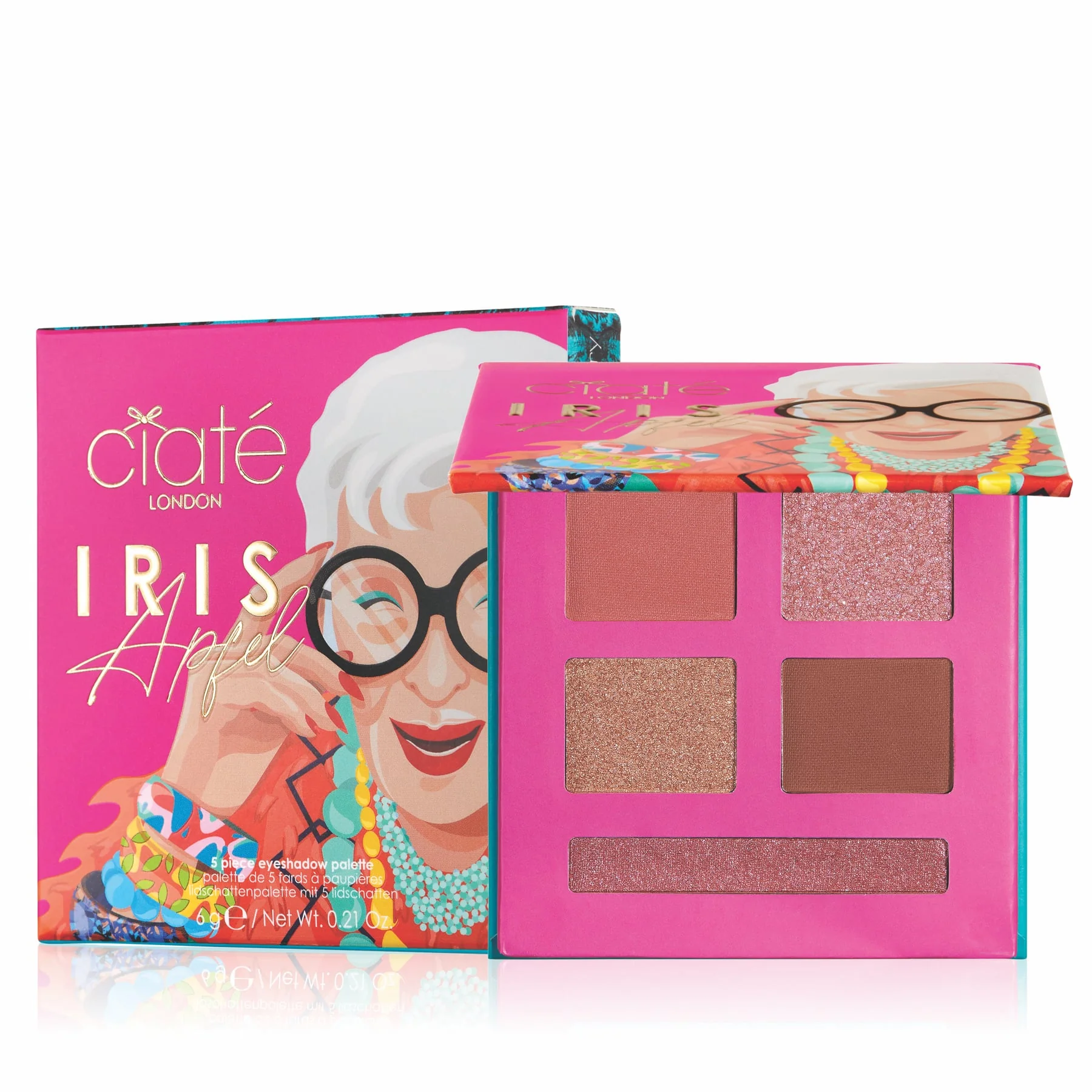 Ciate Iris Apfel Eyeshadow Palette - 5 shades - Image 3