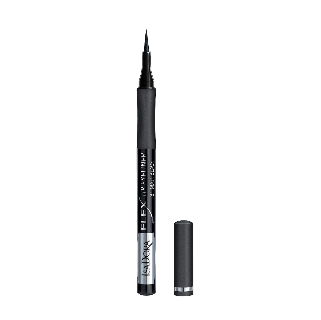 Isadora Flex Tip Eyeliner 81 Matt Black 1.2ml - Image 2