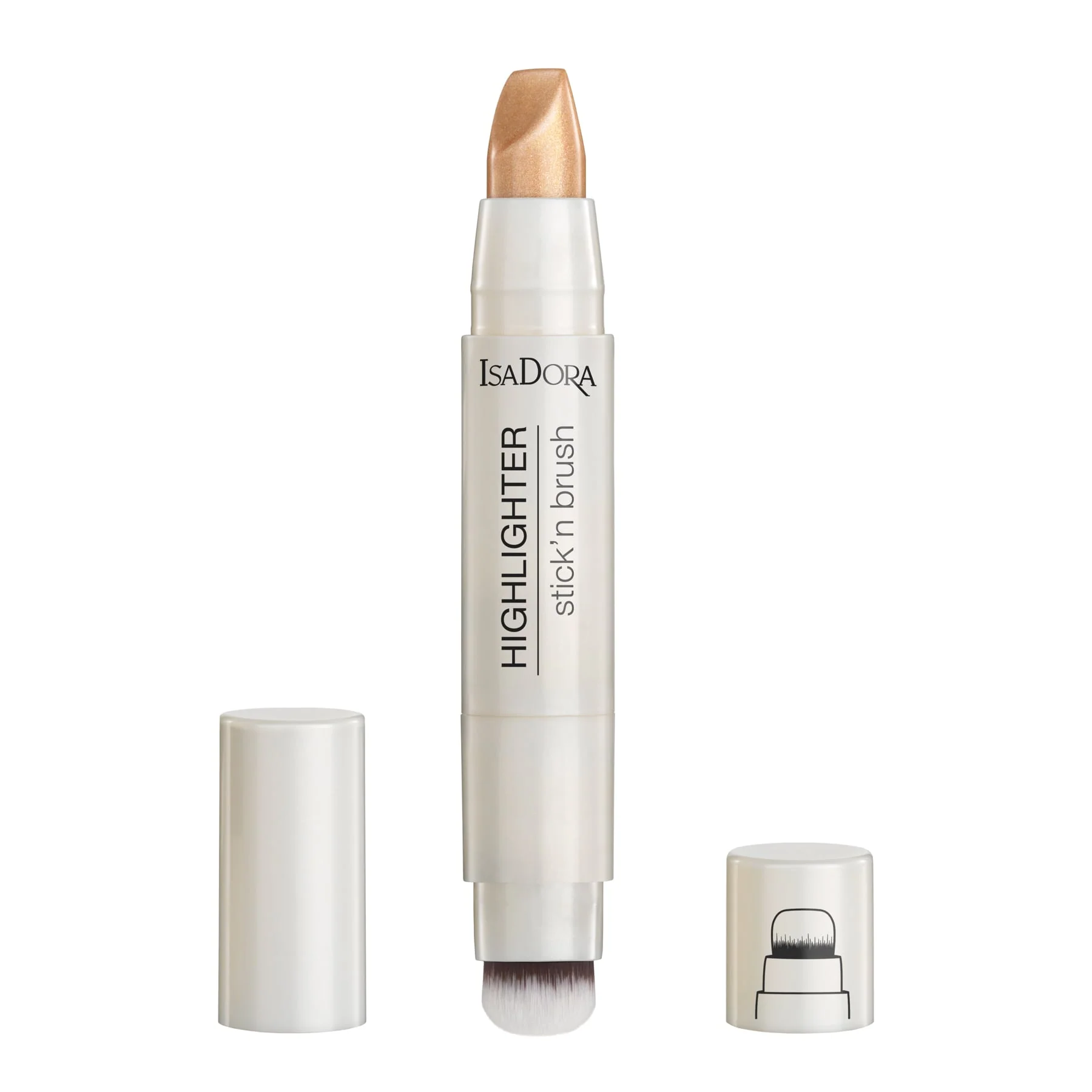Isadora Highlighter Stick'n Brush 3.6g - Image 6